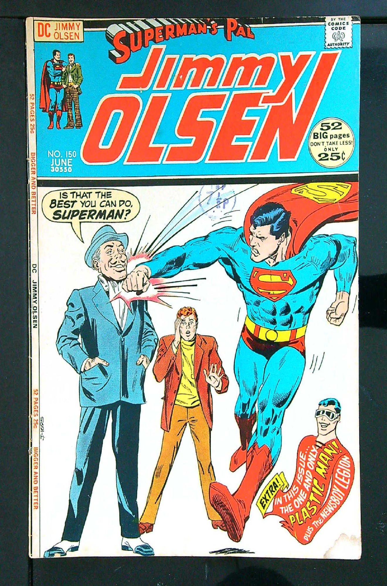 Cover of Jimmy Olsen (Vol 1) Supermans Pal #150. One of 250,000 Vintage American Comics on sale from Krypton!
