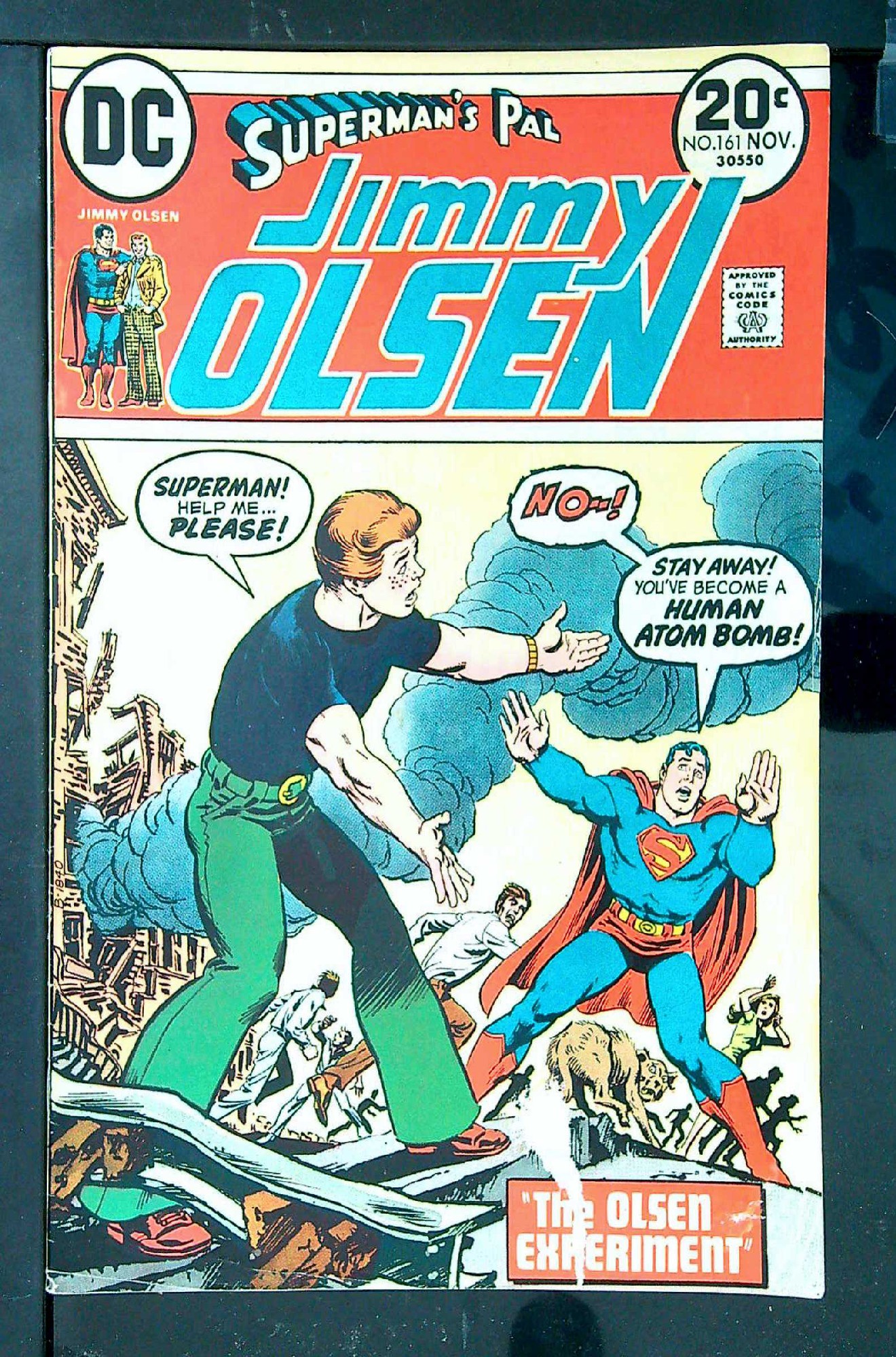Cover of Jimmy Olsen (Vol 1) Supermans Pal #161. One of 250,000 Vintage American Comics on sale from Krypton!