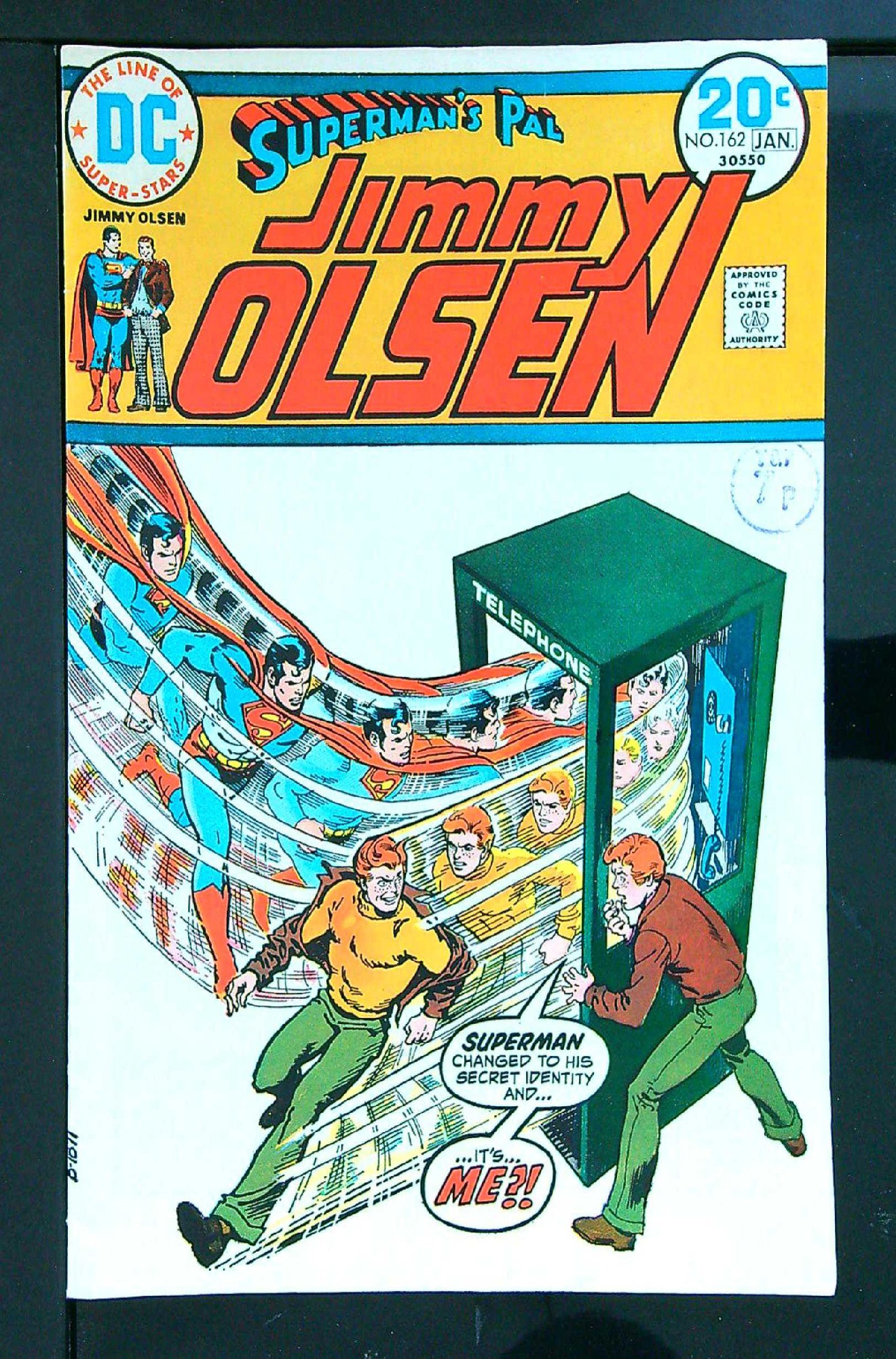 Cover of Jimmy Olsen (Vol 1) Supermans Pal #162. One of 250,000 Vintage American Comics on sale from Krypton!