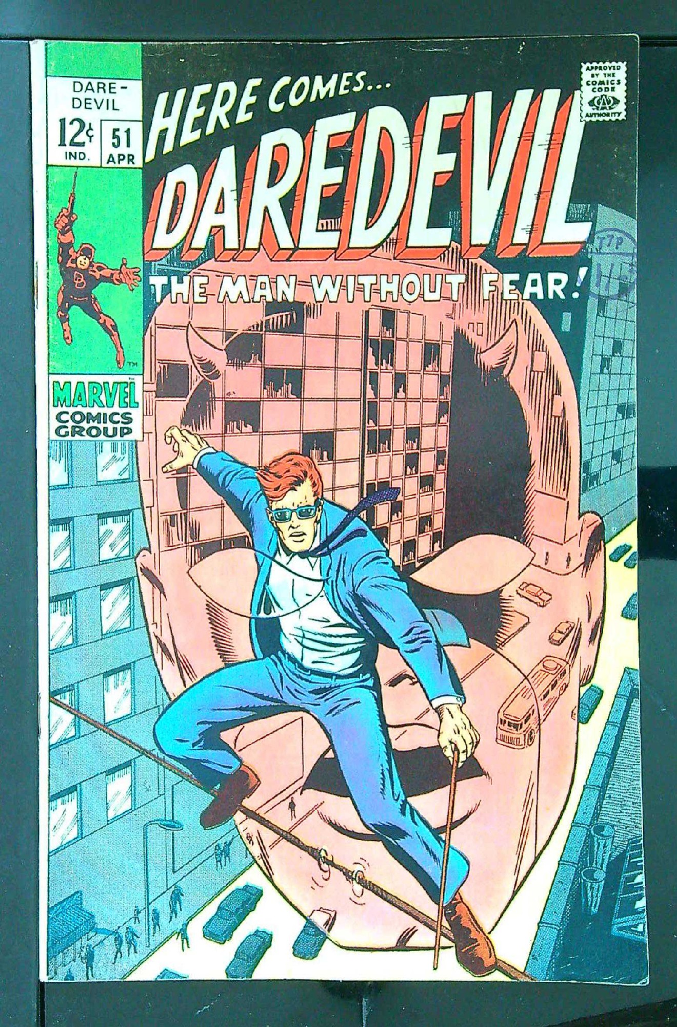 Cover of Daredevil (Vol 1) #51. One of 250,000 Vintage American Comics on sale from Krypton!