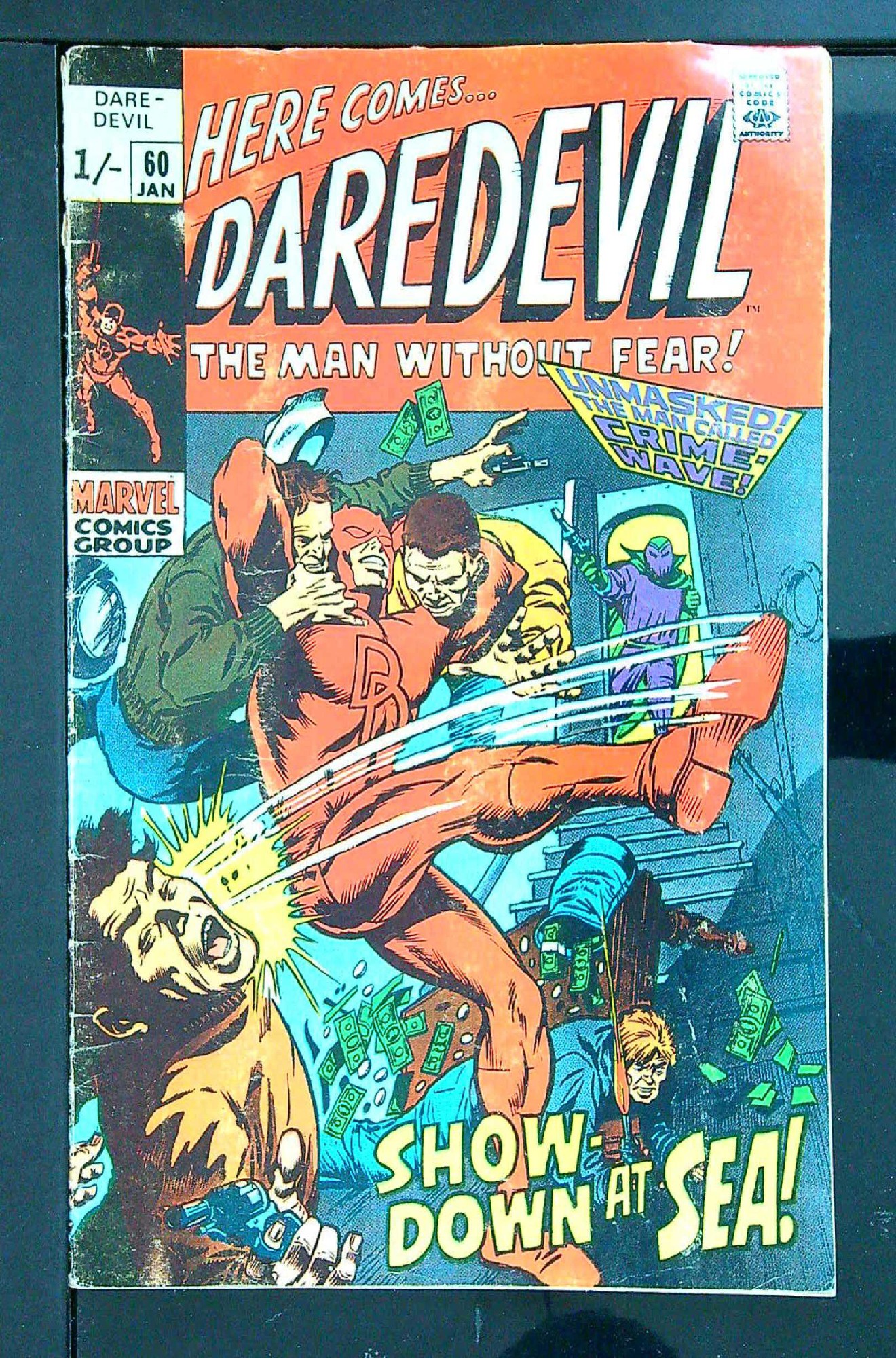 Cover of Daredevil (Vol 1) #60. One of 250,000 Vintage American Comics on sale from Krypton!
