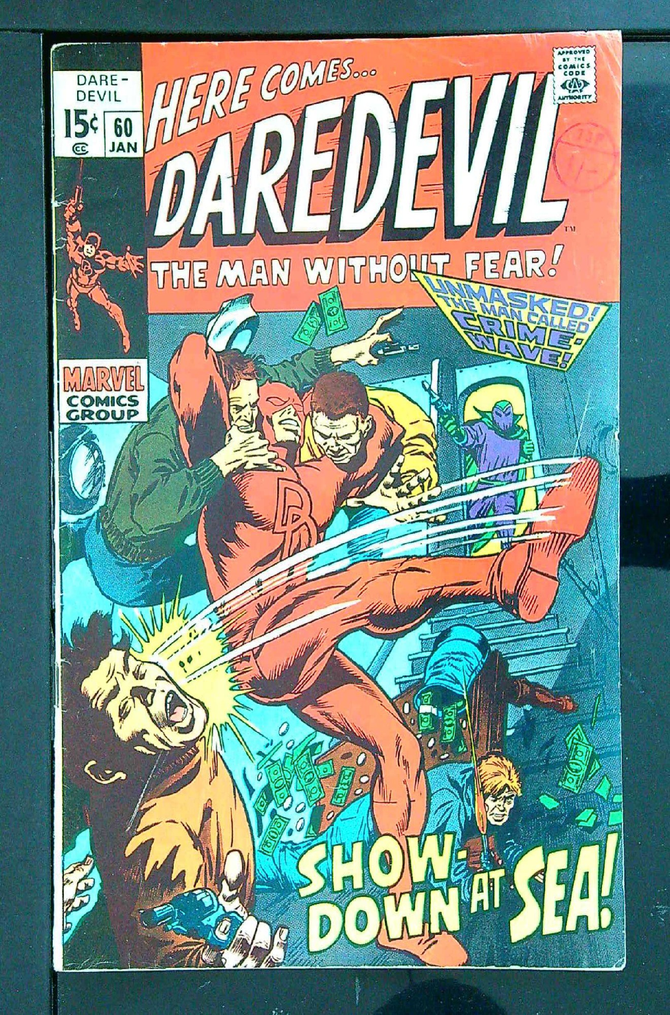 Cover of Daredevil (Vol 1) #60. One of 250,000 Vintage American Comics on sale from Krypton!