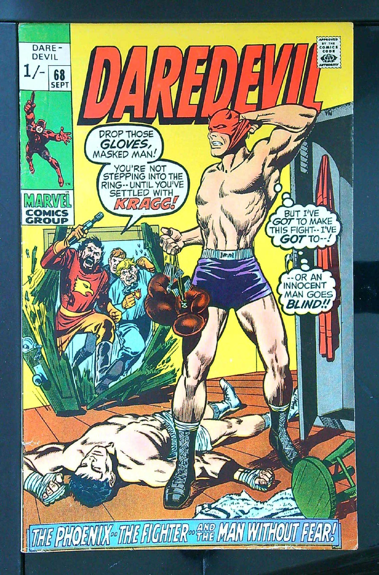 Cover of Daredevil (Vol 1) #68. One of 250,000 Vintage American Comics on sale from Krypton!