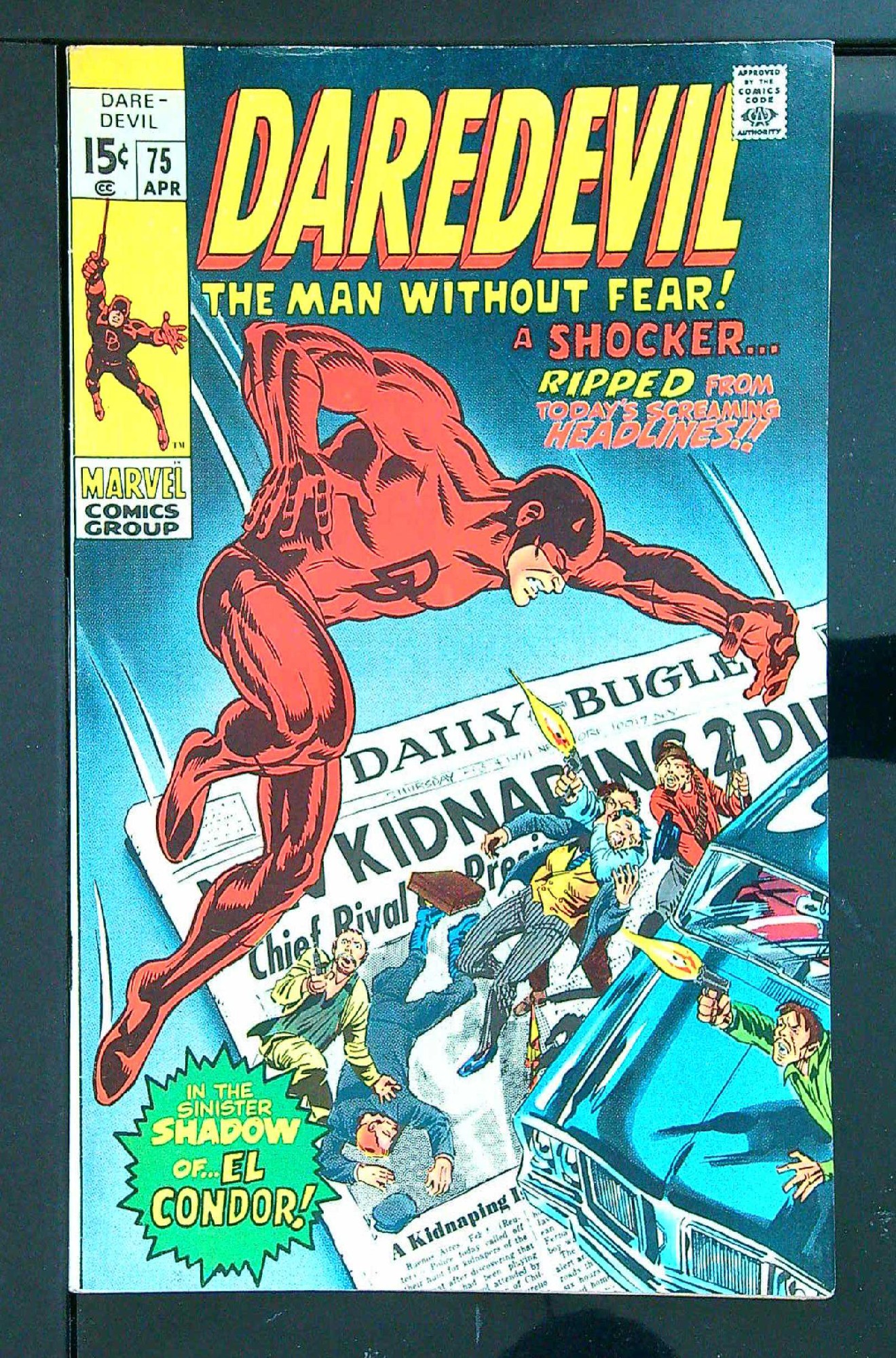 Cover of Daredevil (Vol 1) #75. One of 250,000 Vintage American Comics on sale from Krypton!