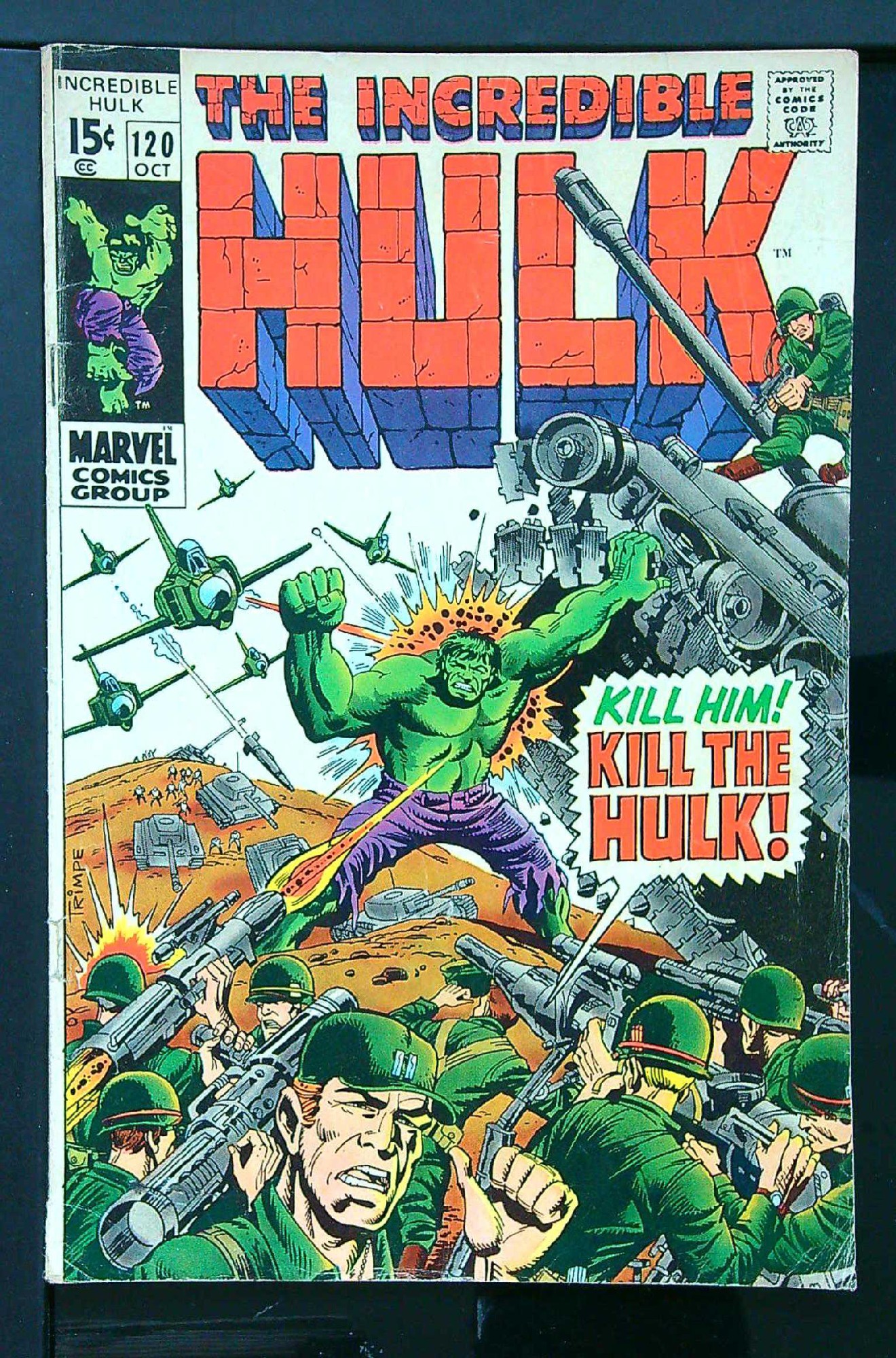 Cover of Incredible Hulk (Vol 2) #120. One of 250,000 Vintage American Comics on sale from Krypton!