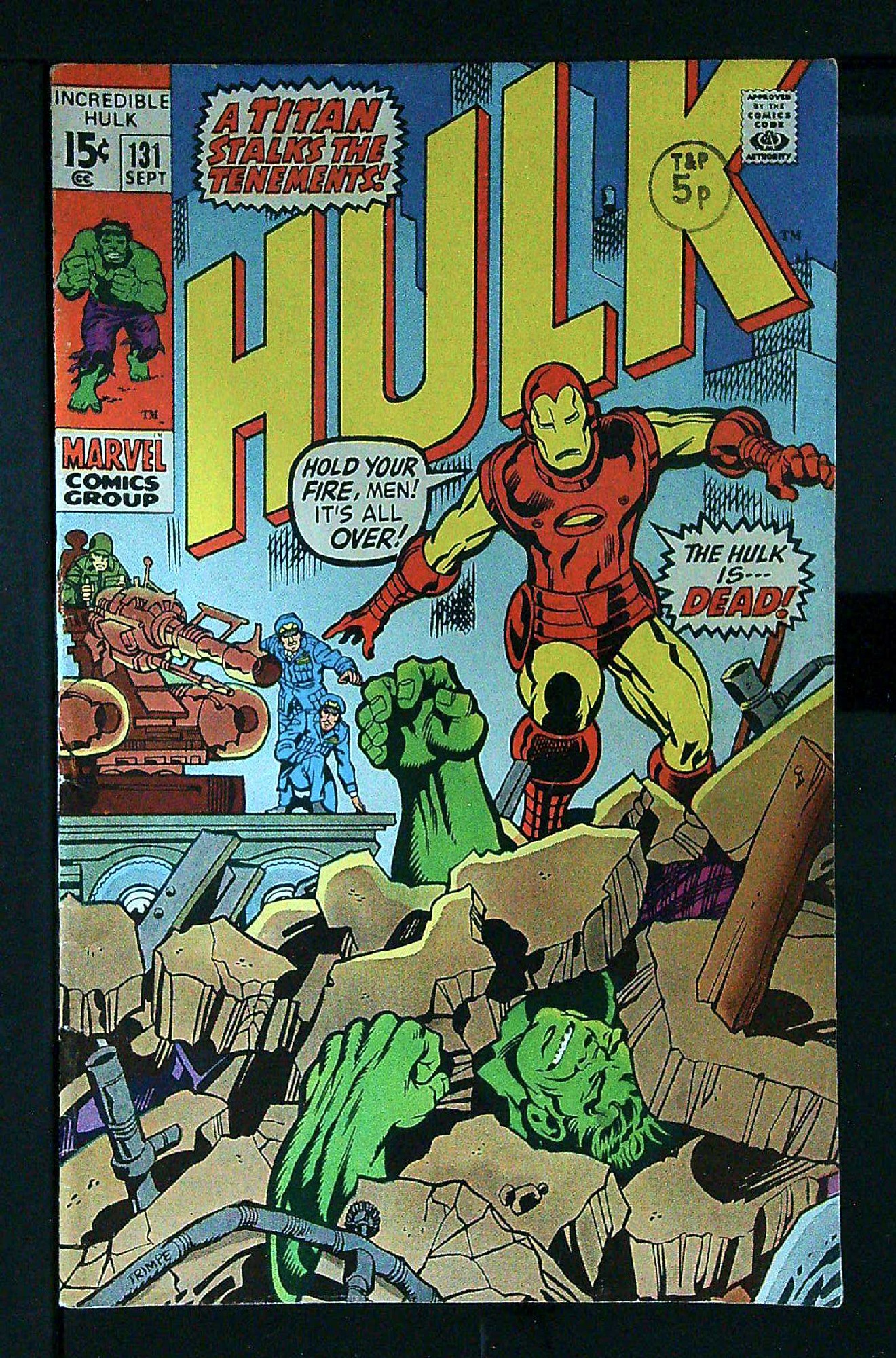 Cover of Incredible Hulk (Vol 2) #131. One of 250,000 Vintage American Comics on sale from Krypton!