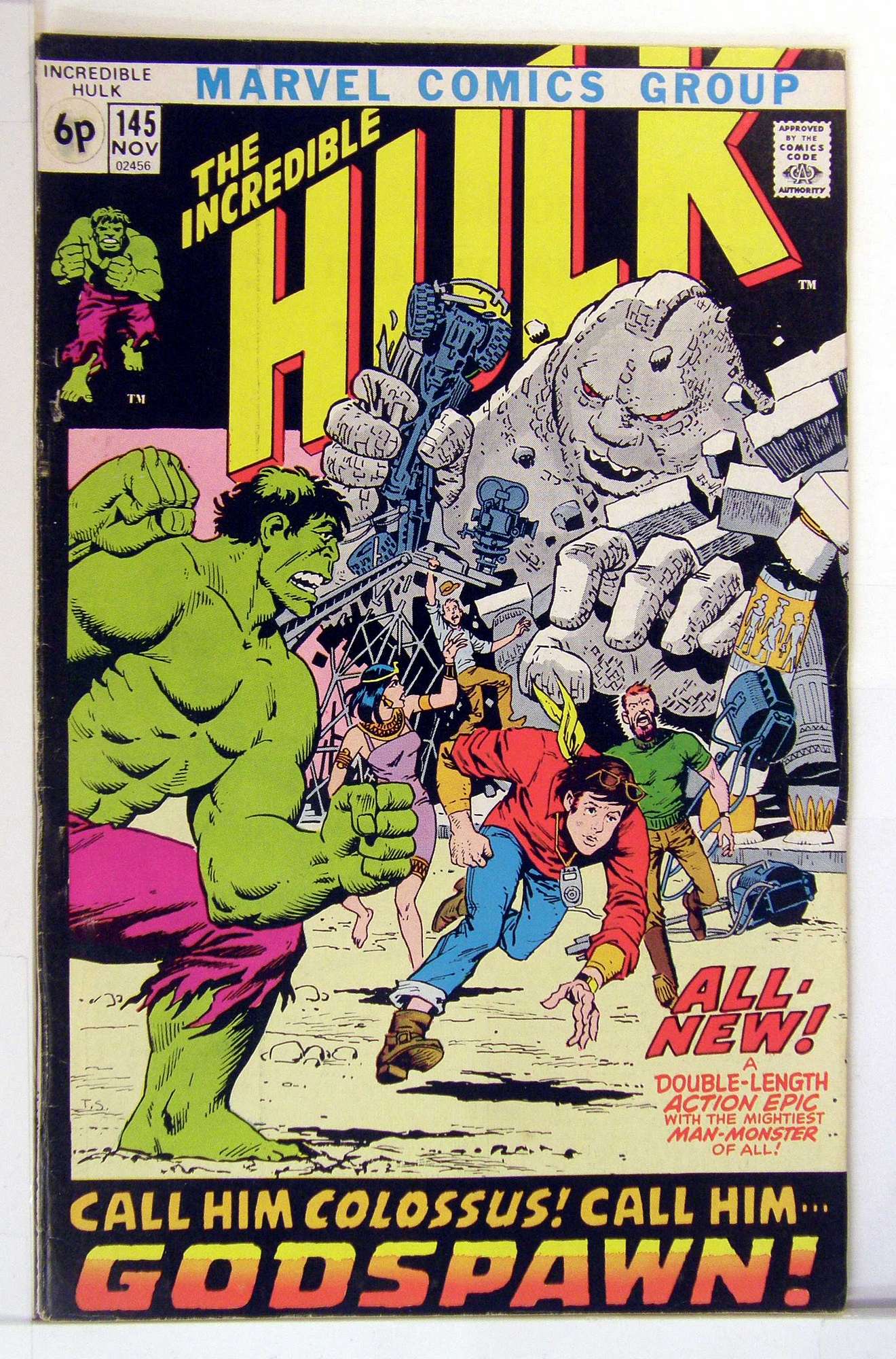 Cover of Incredible Hulk (Vol 2) #145. One of 250,000 Vintage American Comics on sale from Krypton!