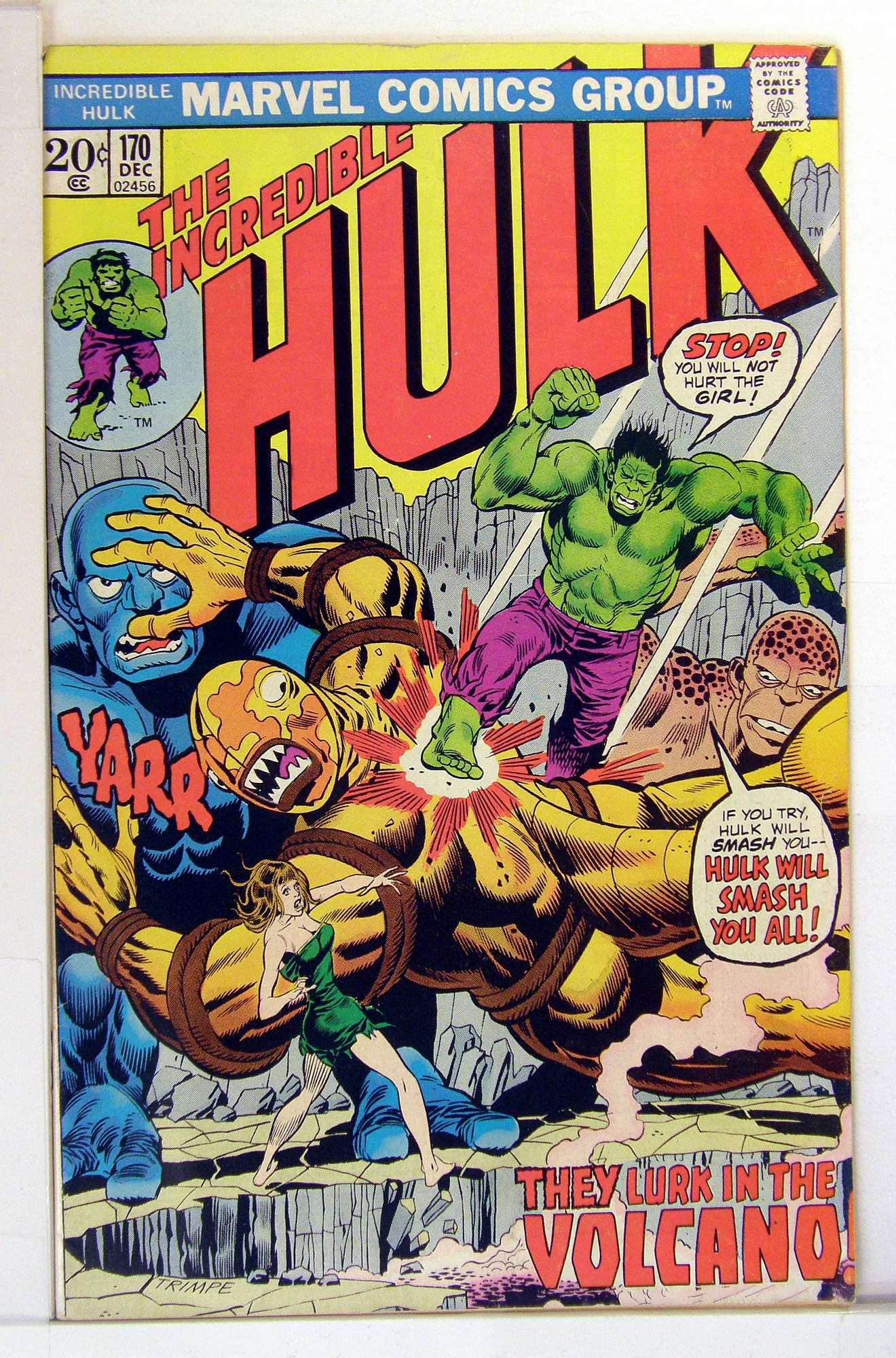 Cover of Incredible Hulk (Vol 2) #170. One of 250,000 Vintage American Comics on sale from Krypton!
