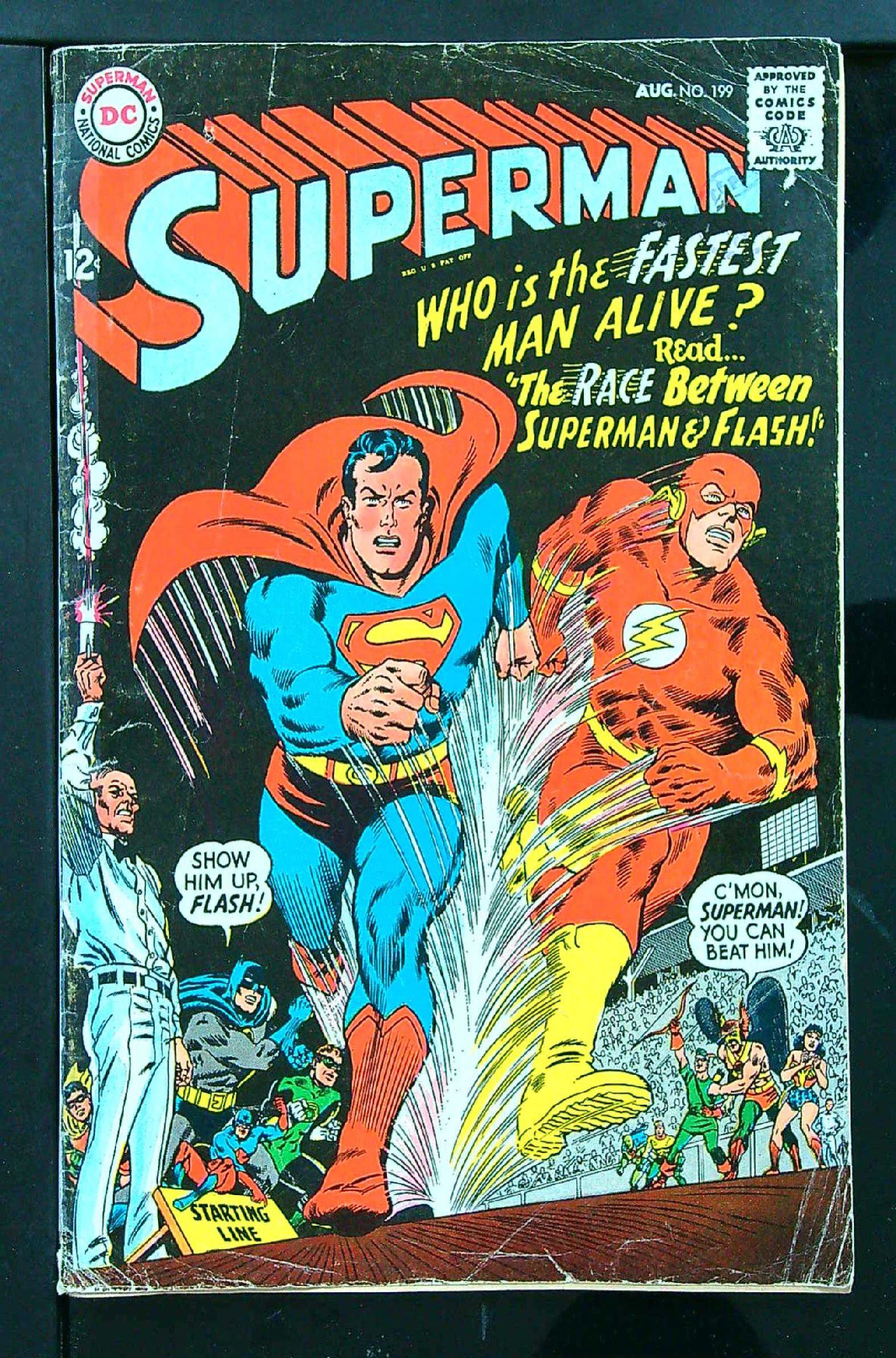 Cover of Superman (Vol 1) #199. One of 250,000 Vintage American Comics on sale from Krypton!