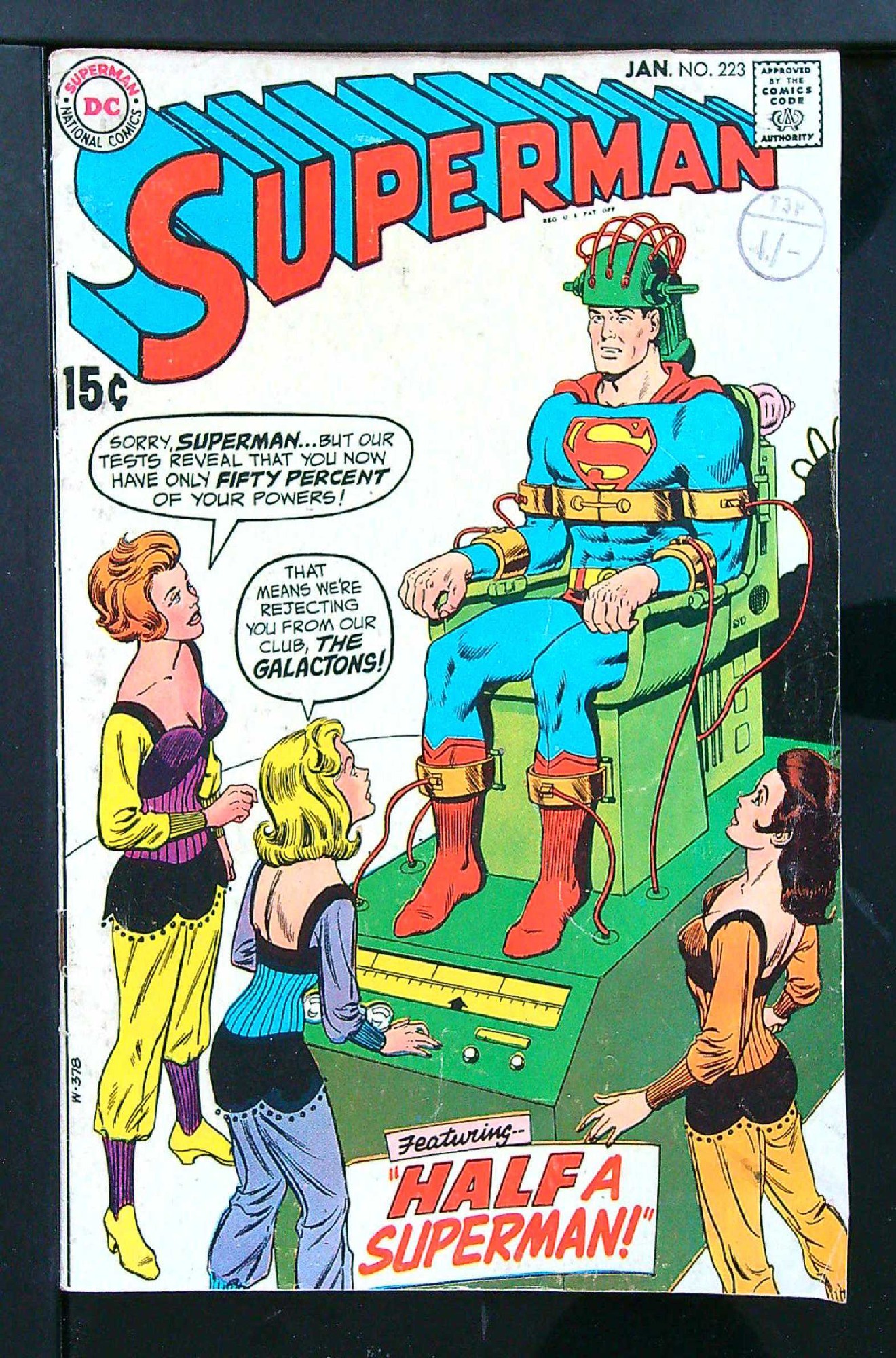 Cover of Superman (Vol 1) #223. One of 250,000 Vintage American Comics on sale from Krypton!