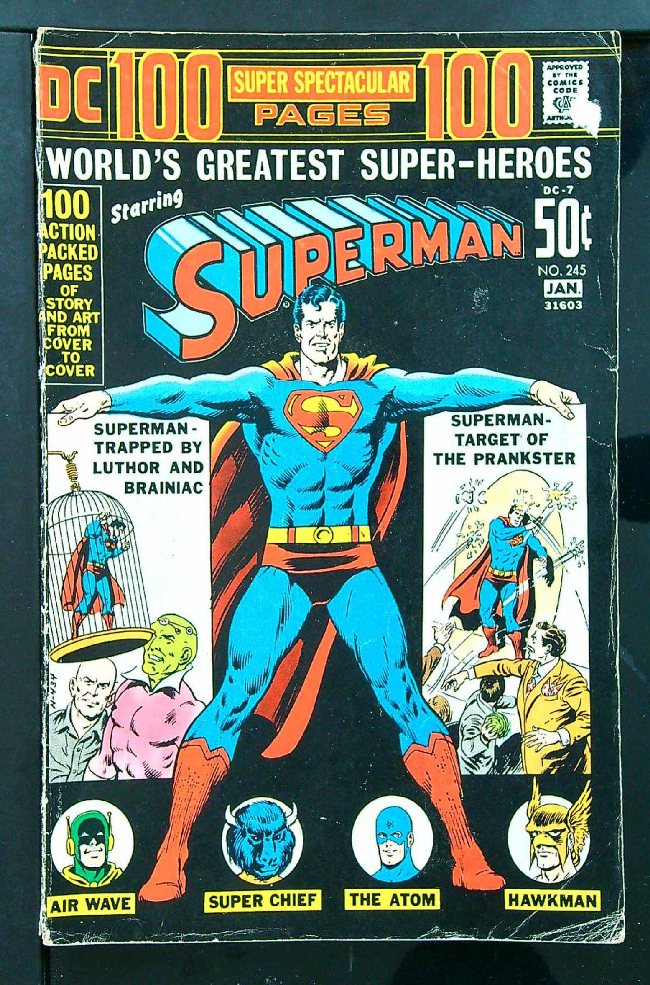 Cover of Superman (Vol 1) #245. One of 250,000 Vintage American Comics on sale from Krypton!