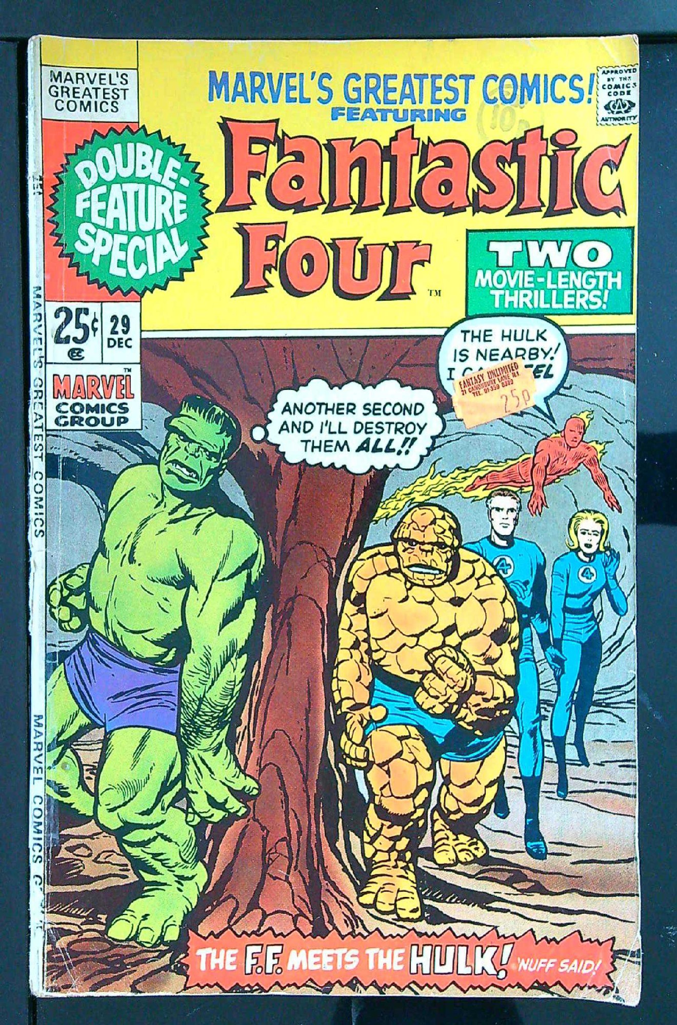 Cover of Marvels Greatest Comics (Vol 1) #29. One of 250,000 Vintage American Comics on sale from Krypton!