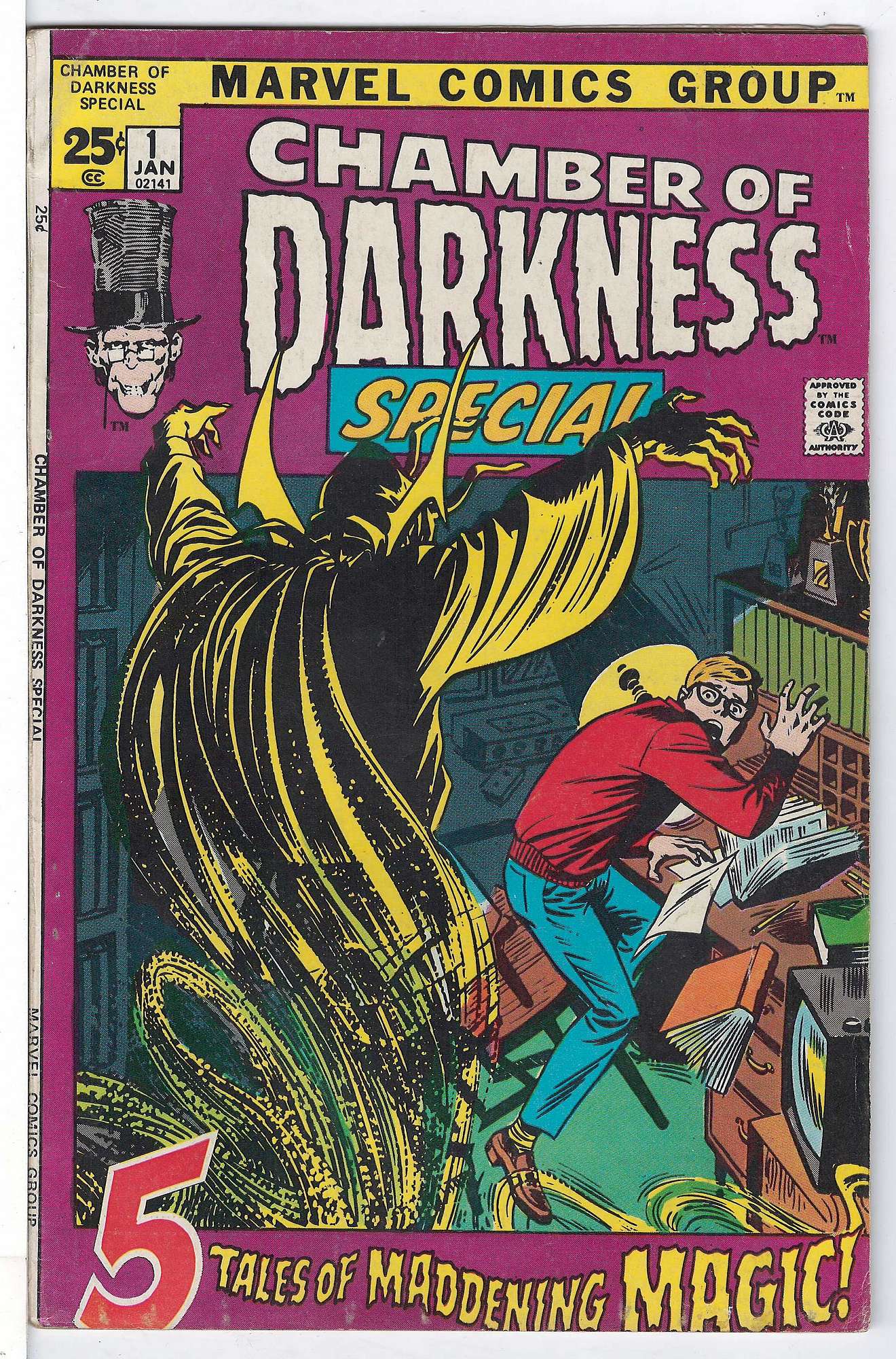 ACTUAL SCAN OF COMIC!<br>Slightly Miiss-aligned spine. - See Scan Cover of Chamber of Darkness (1972 One Shot) #1. One of 250,000 Vintage American Comics on sale from Krypton!