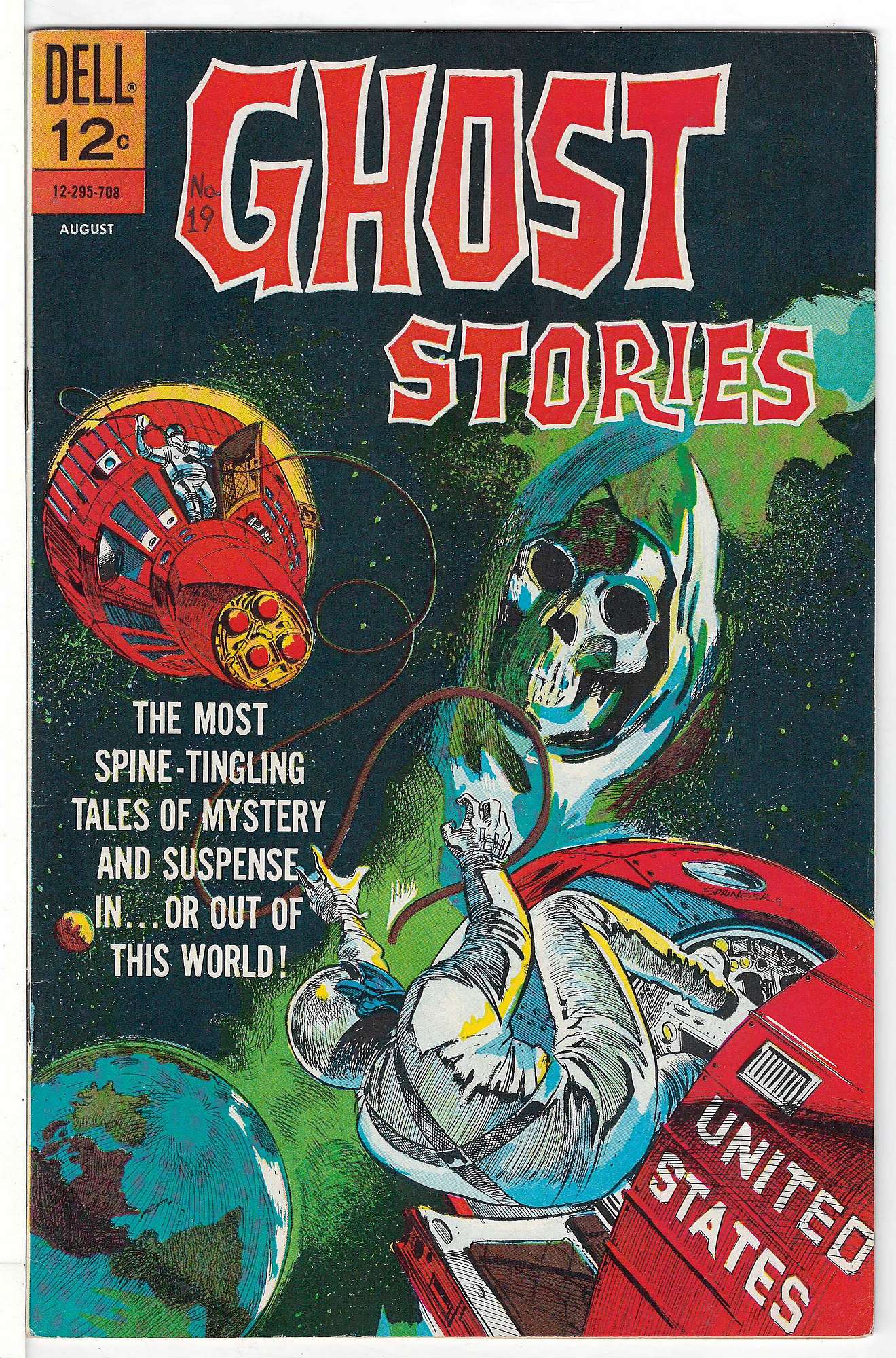ACTUAL SCAN OF COMIC!<br>No 19 Written in pen on the Cover. See Scan Cover of Ghost Stories (Vol 1) #19. One of 250,000 Vintage American Comics on sale from Krypton!
