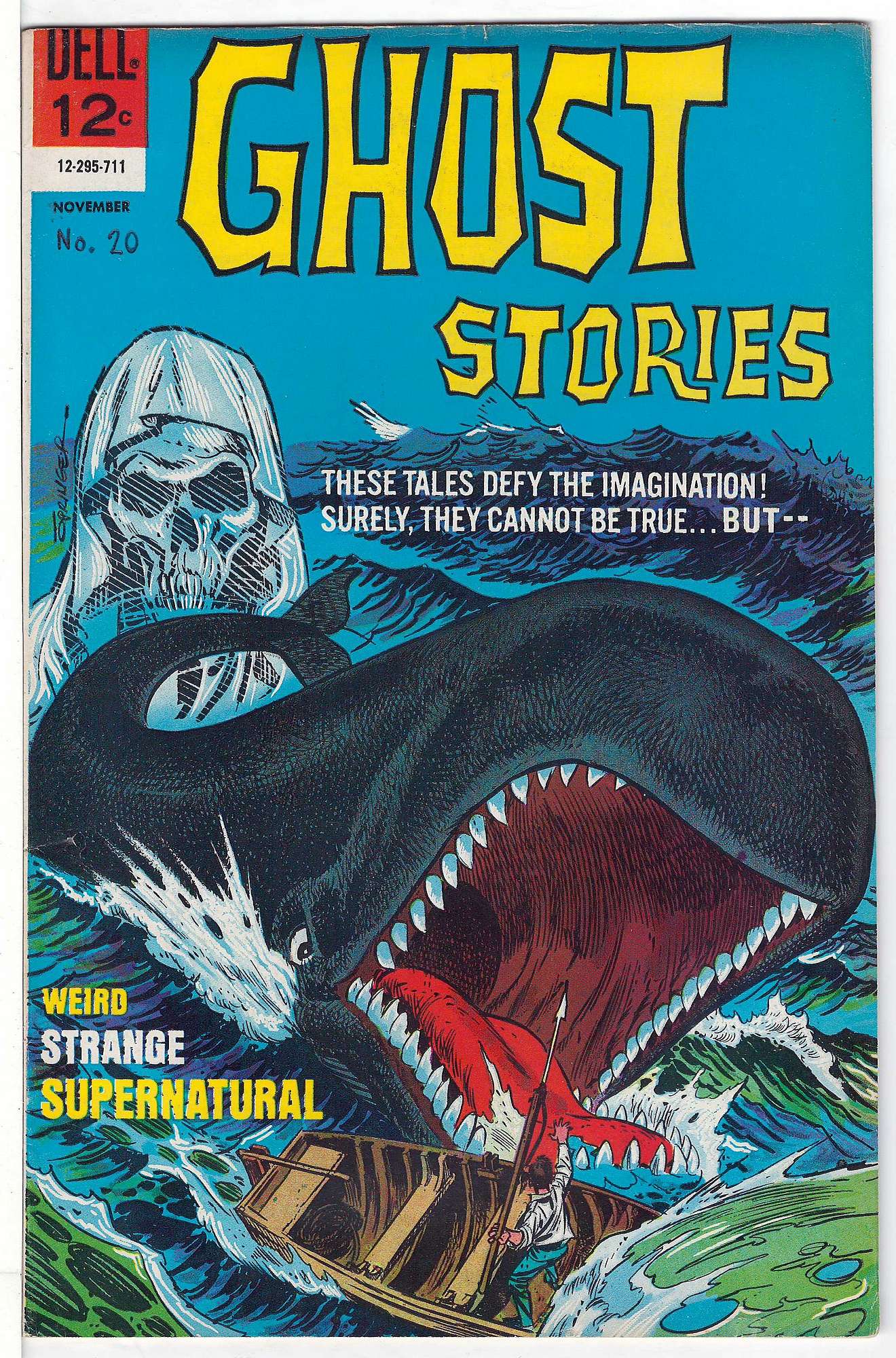 ACTUAL SCAN OF COMIC!<br>No 20 Written in pen on the Cover. See Scan Cover of Ghost Stories (Vol 1) #20. One of 250,000 Vintage American Comics on sale from Krypton!