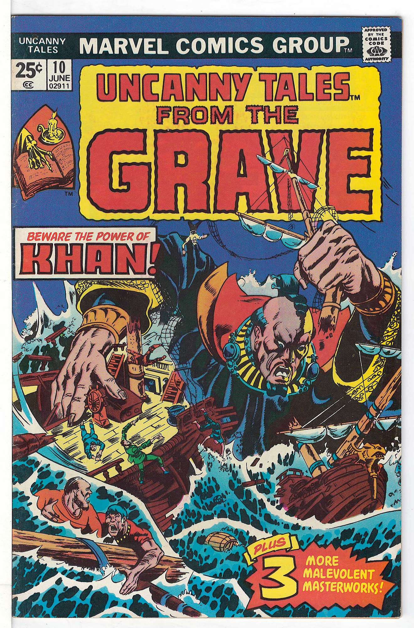 ACTUAL SCAN OF COMIC!<br> Cover of Uncanny Tales (Vol 2) #10. One of 250,000 Vintage American Comics on sale from Krypton!