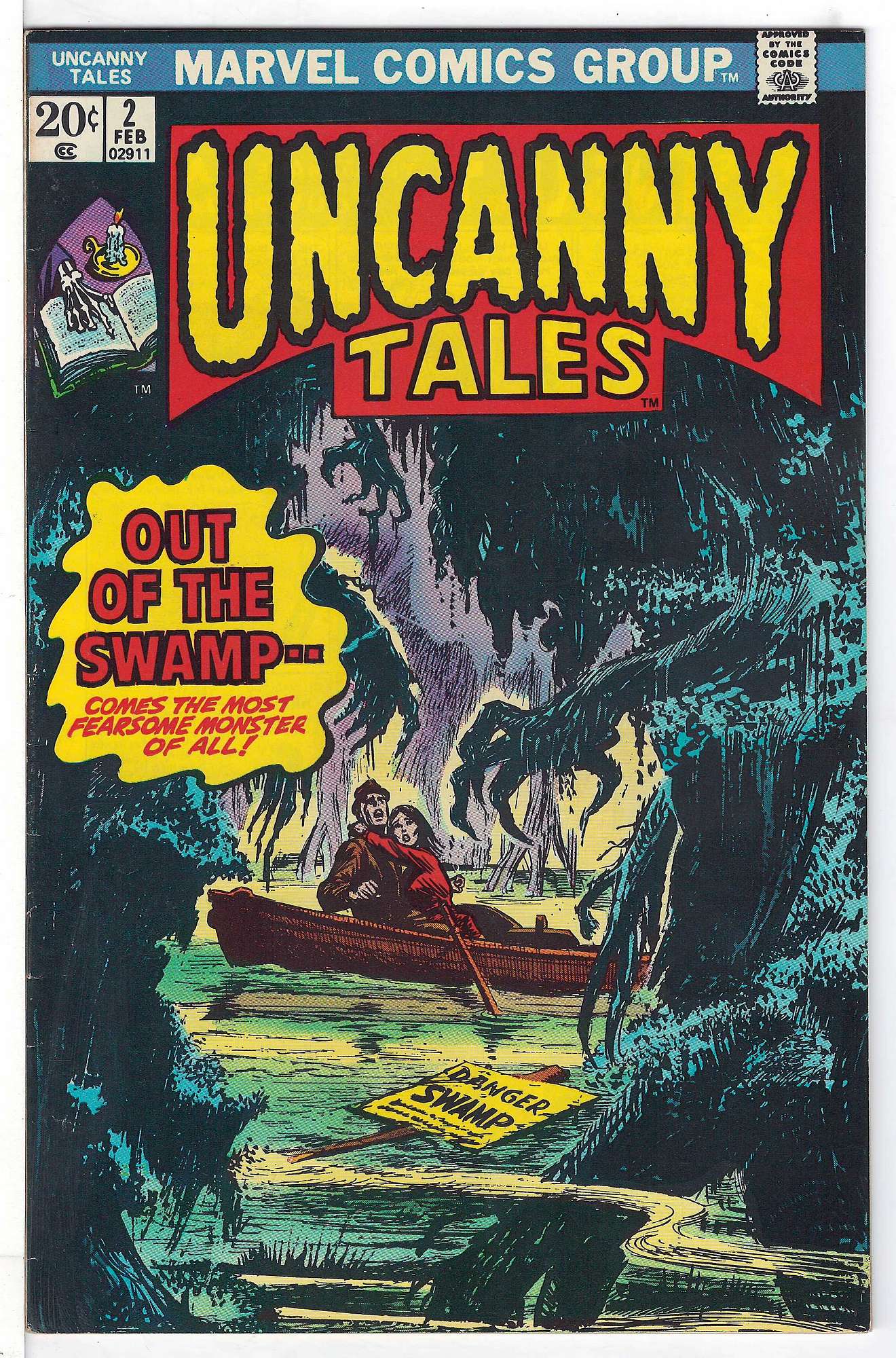 ACTUAL SCAN OF COMIC!<br> Cover of Uncanny Tales (Vol 2) #2. One of 250,000 Vintage American Comics on sale from Krypton!