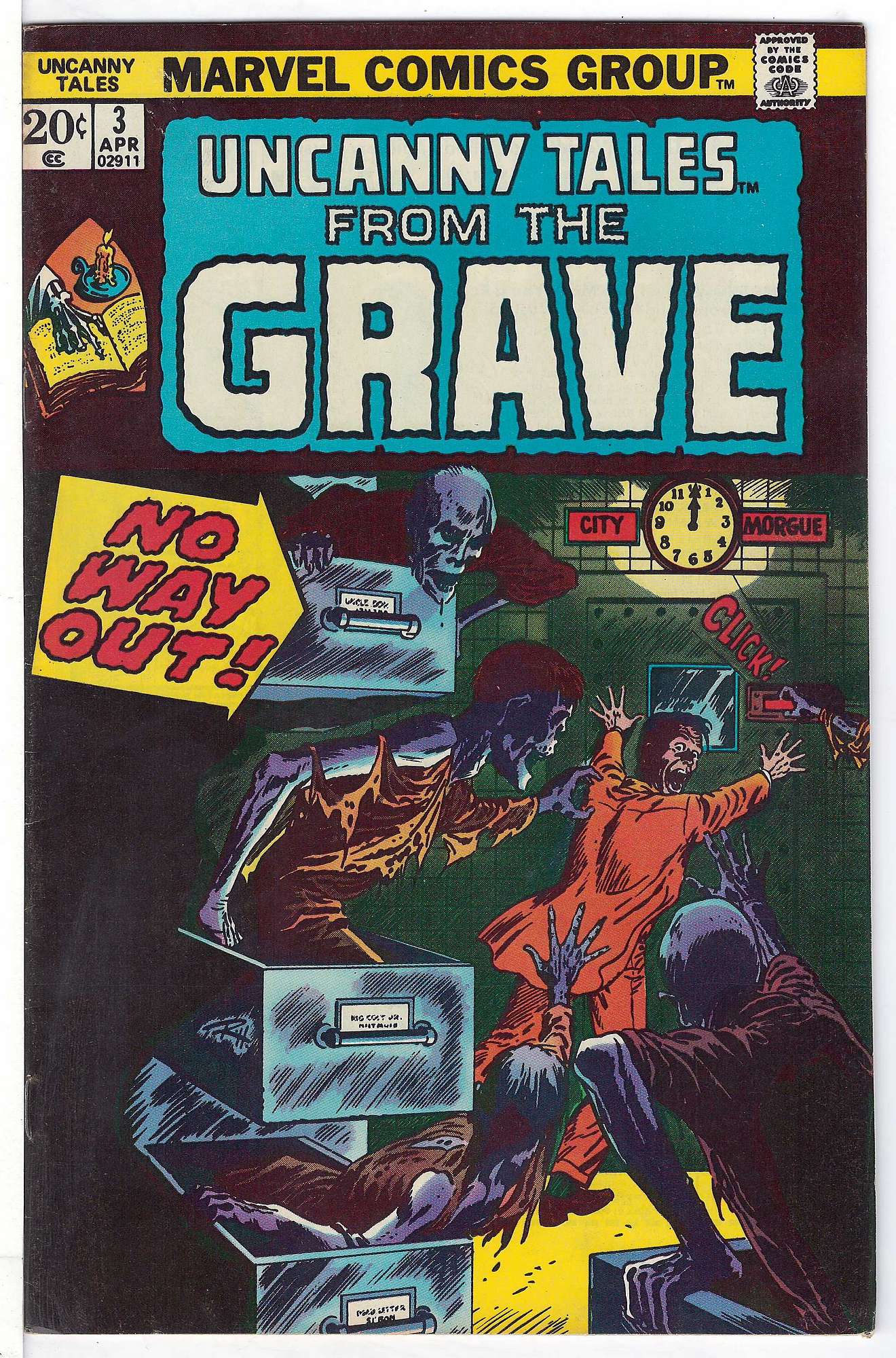 ACTUAL SCAN OF COMIC!<br> Cover of Uncanny Tales (Vol 2) #3. One of 250,000 Vintage American Comics on sale from Krypton!