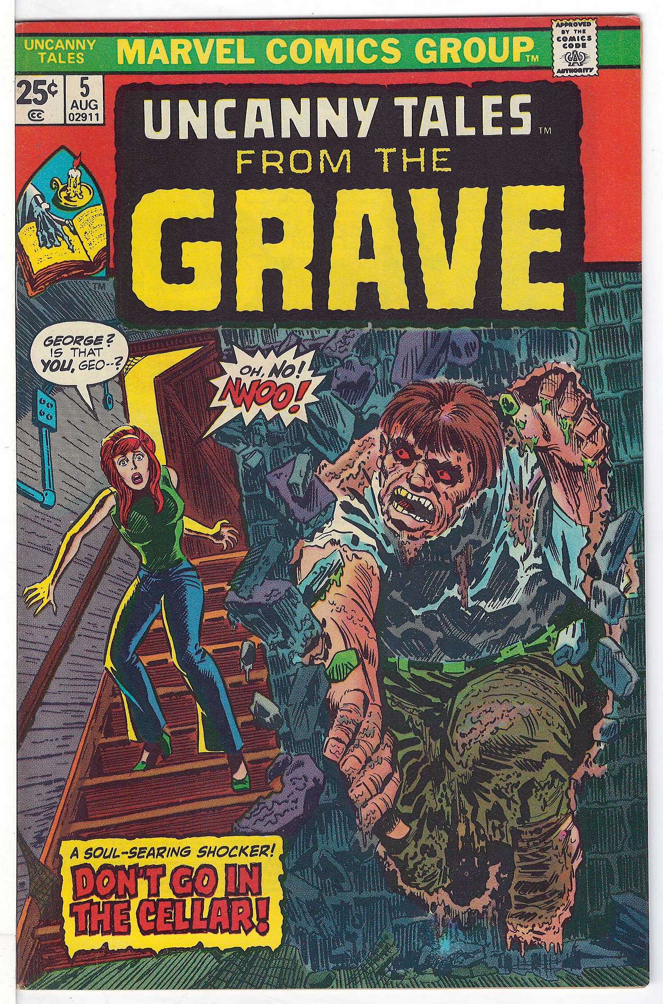 ACTUAL SCAN OF COMIC!<br> Cover of Uncanny Tales (Vol 2) #5. One of 250,000 Vintage American Comics on sale from Krypton!