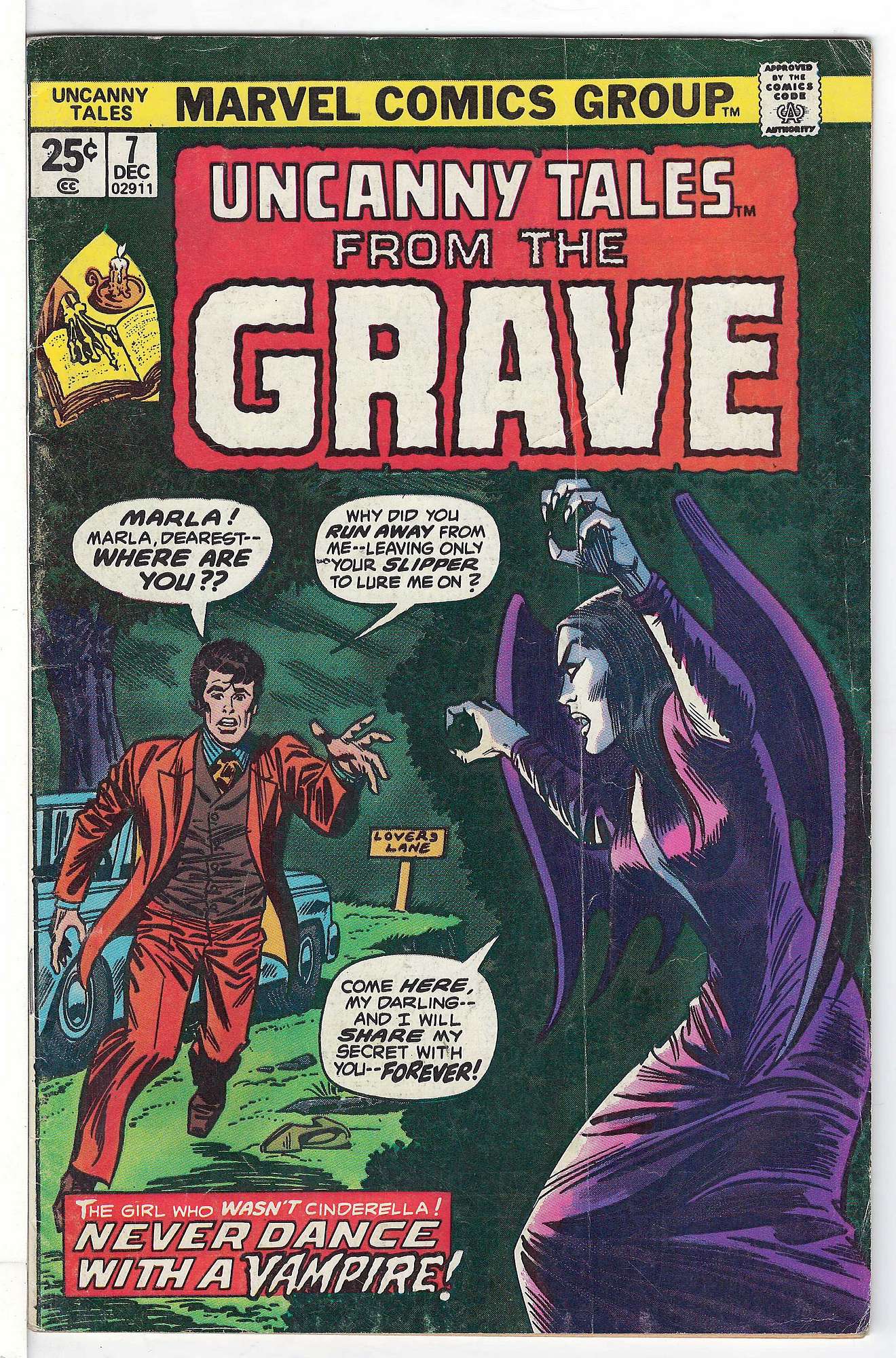 ACTUAL SCAN OF COMIC!<br> Cover of Uncanny Tales (Vol 2) #7. One of 250,000 Vintage American Comics on sale from Krypton!