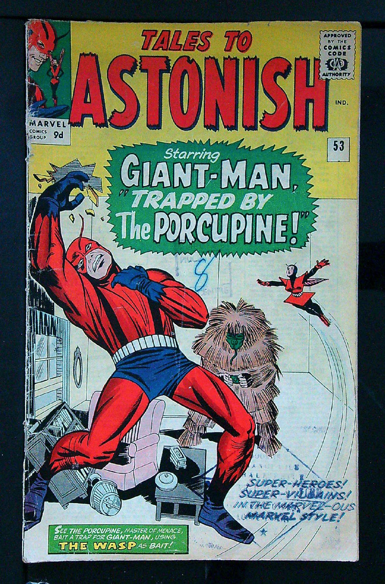 Cover of Tales to Astonish (Vol 1) #53. One of 250,000 Vintage American Comics on sale from Krypton!
