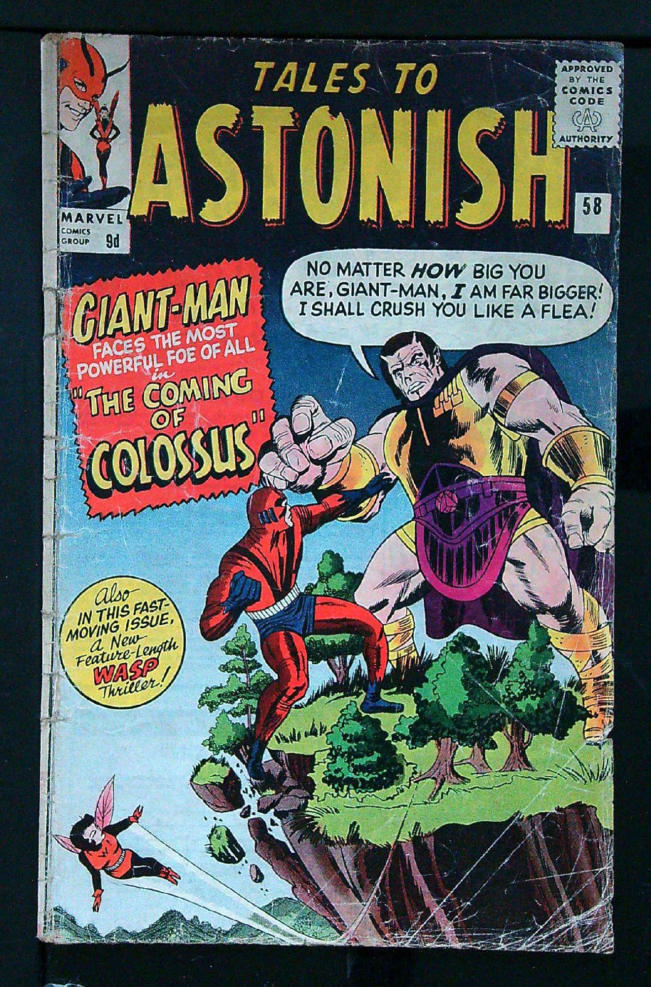 Cover of Tales to Astonish (Vol 1) #58. One of 250,000 Vintage American Comics on sale from Krypton!