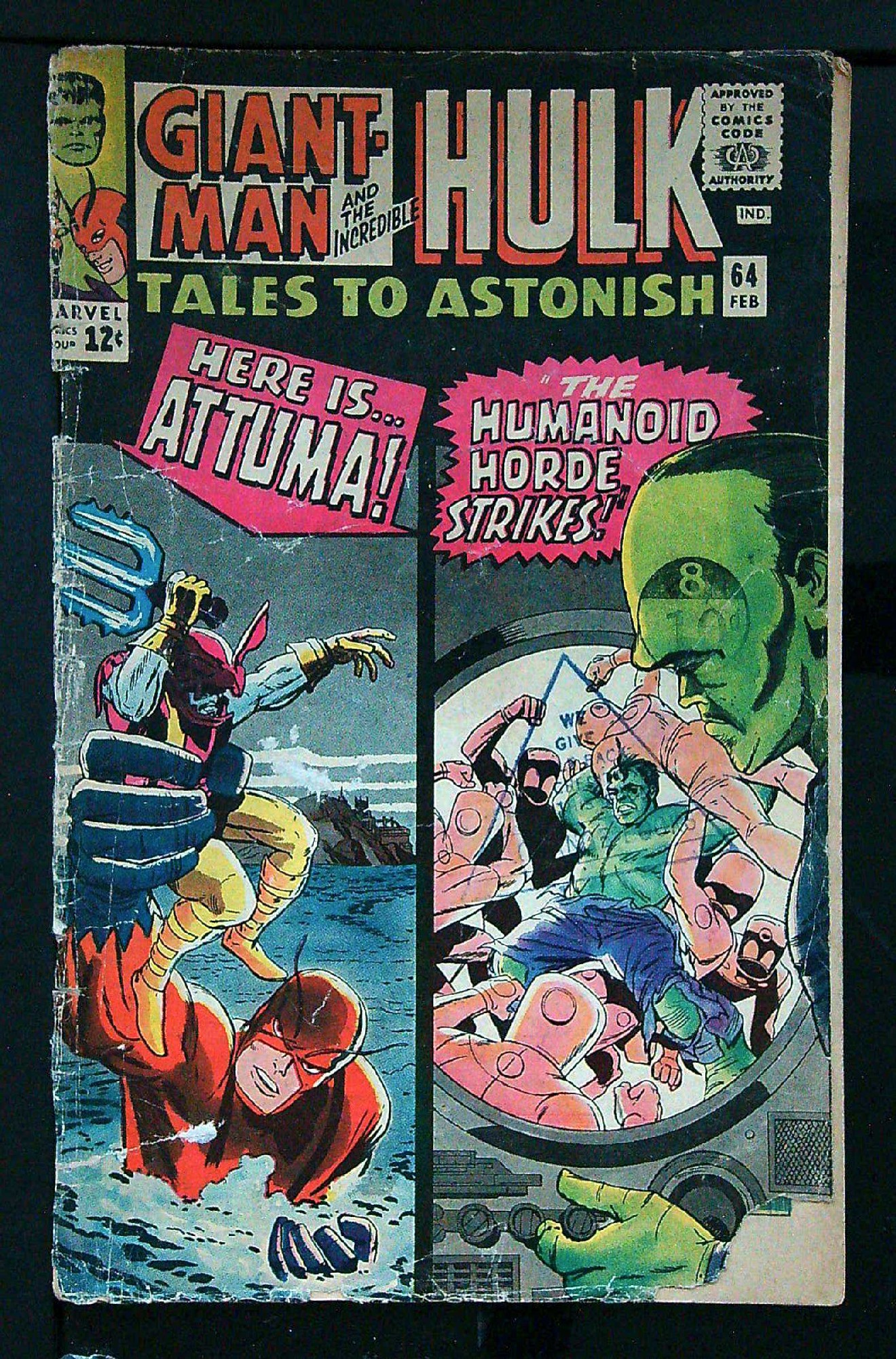 Cover of Tales to Astonish (Vol 1) #64. One of 250,000 Vintage American Comics on sale from Krypton!