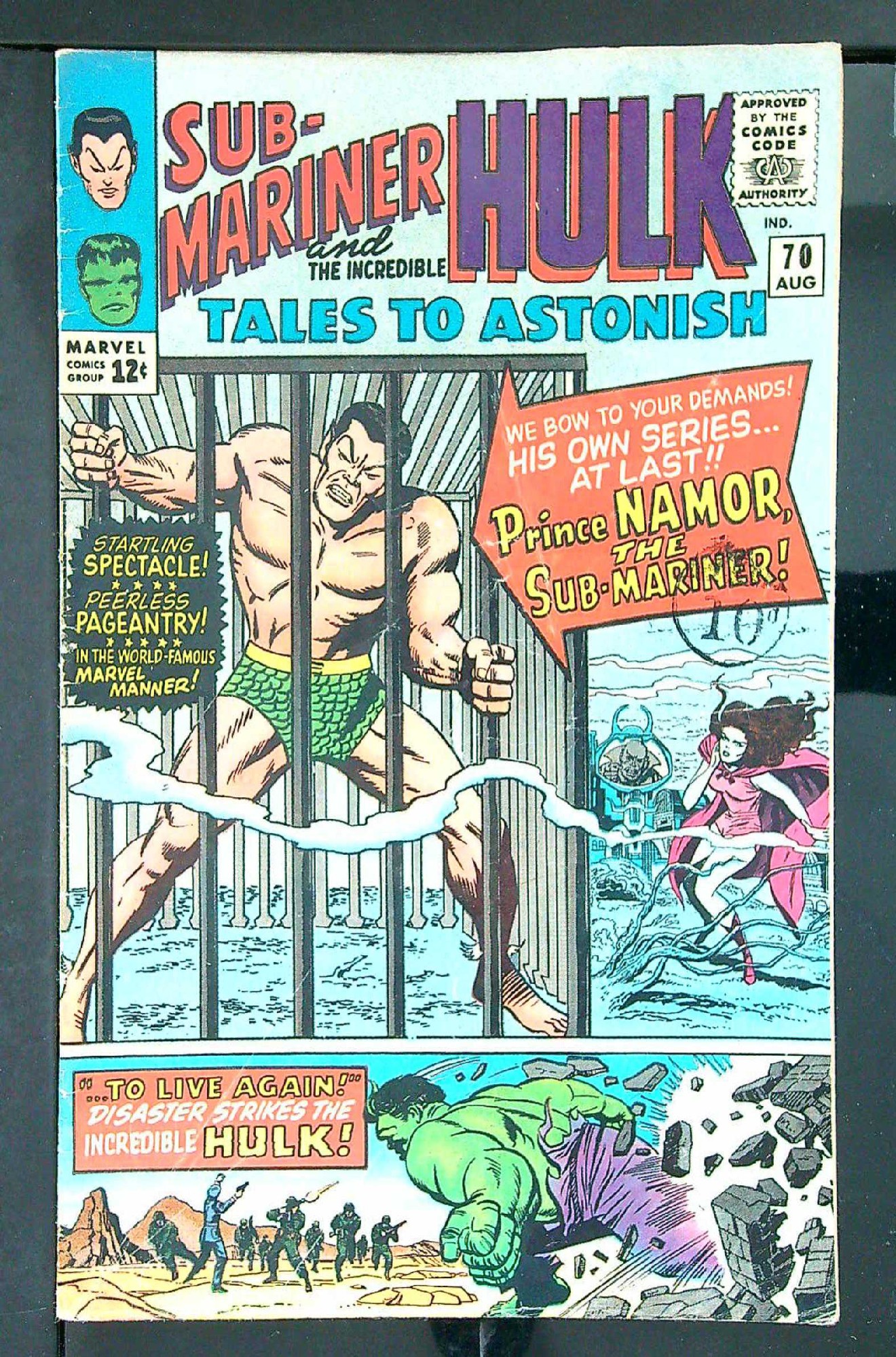 Cover of Tales to Astonish (Vol 1) #70. One of 250,000 Vintage American Comics on sale from Krypton!