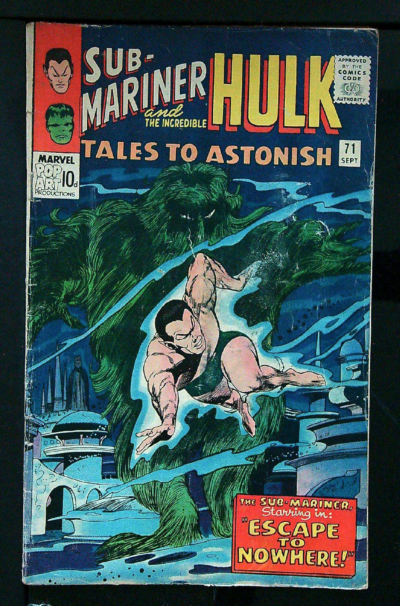 Cover of Tales to Astonish (Vol 1) #71. One of 250,000 Vintage American Comics on sale from Krypton!