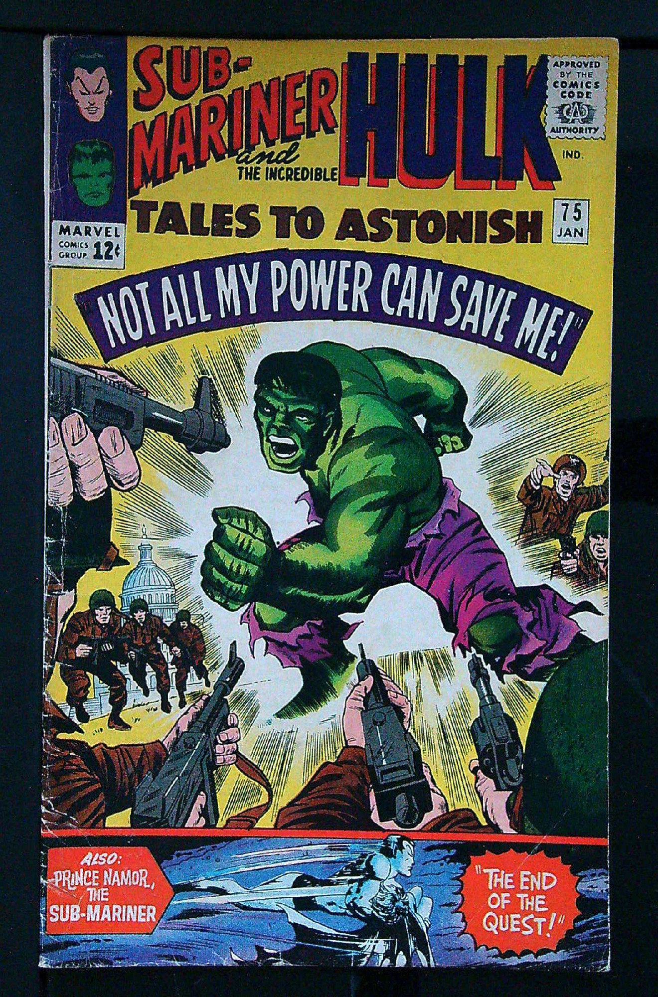 Cover of Tales to Astonish (Vol 1) #75. One of 250,000 Vintage American Comics on sale from Krypton!
