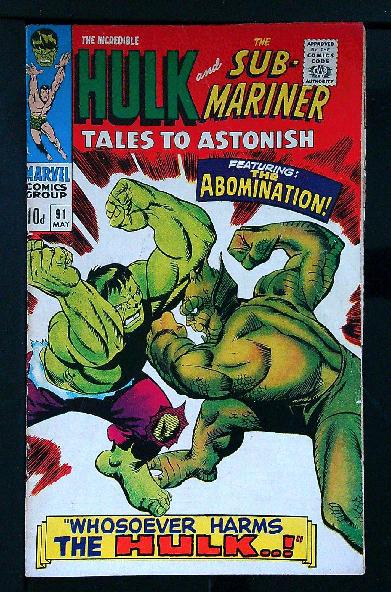 Cover of Tales to Astonish (Vol 1) #91. One of 250,000 Vintage American Comics on sale from Krypton!