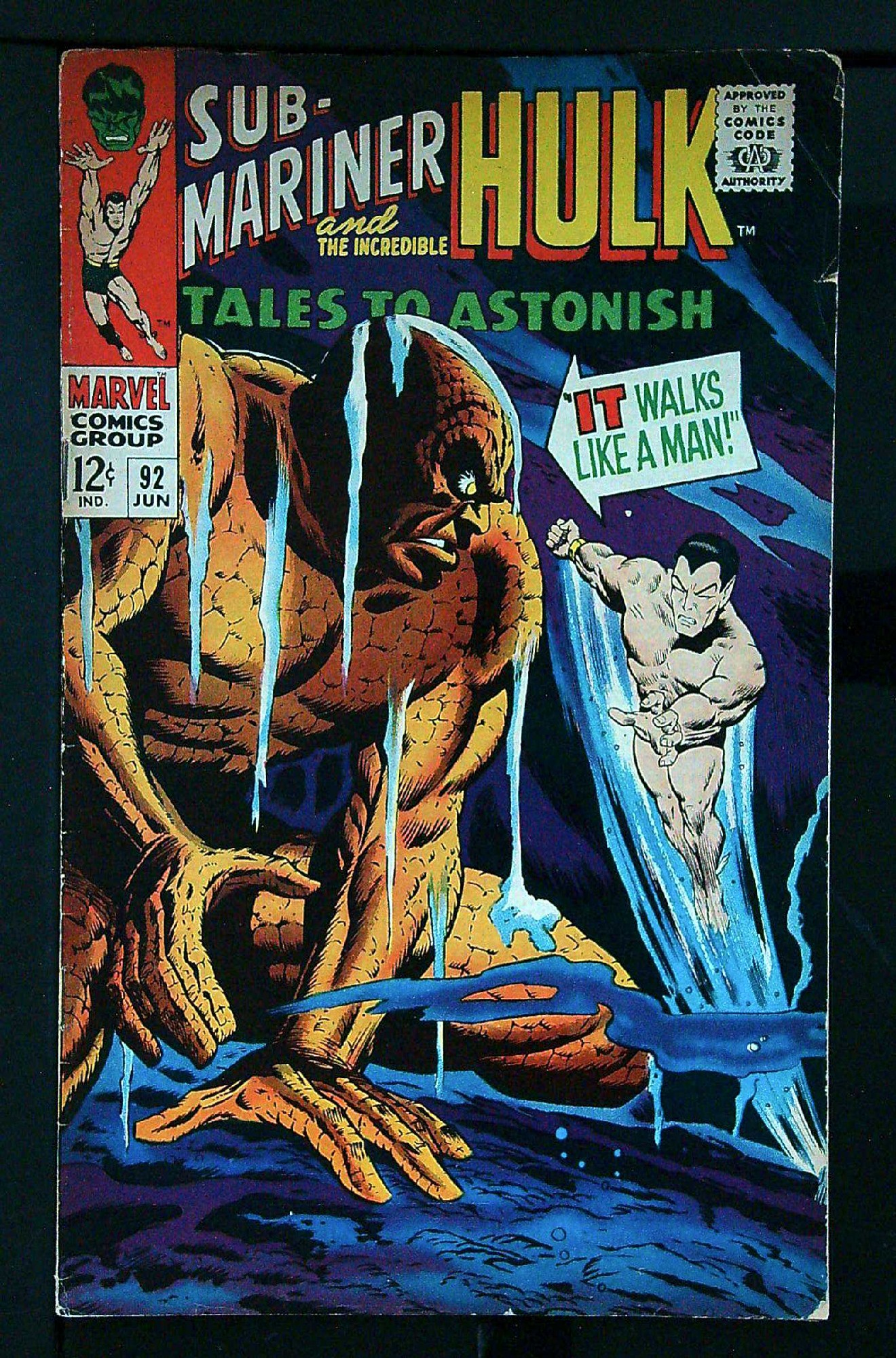Cover of Tales to Astonish (Vol 1) #92. One of 250,000 Vintage American Comics on sale from Krypton!