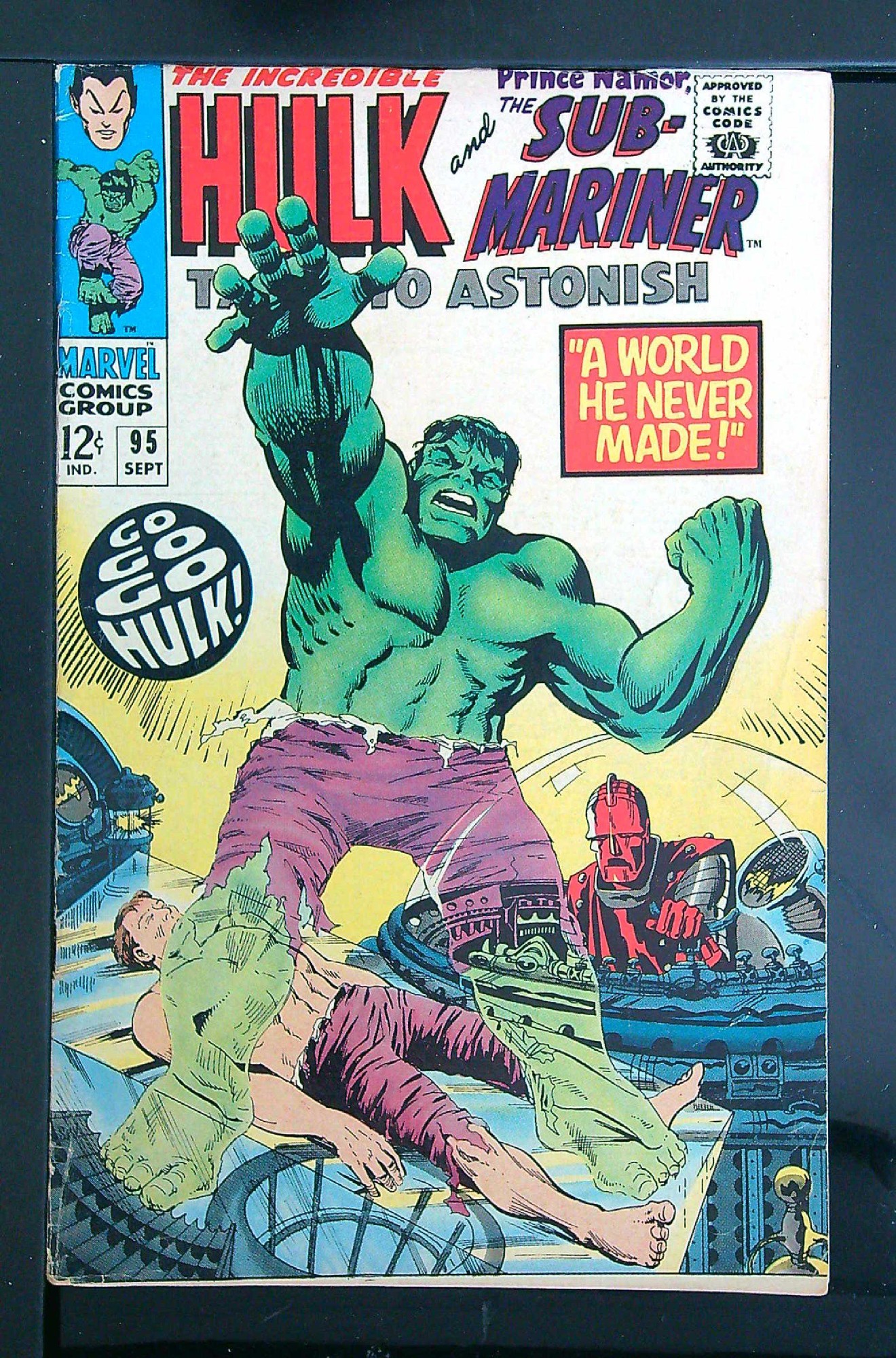 Cover of Tales to Astonish (Vol 1) #95. One of 250,000 Vintage American Comics on sale from Krypton!