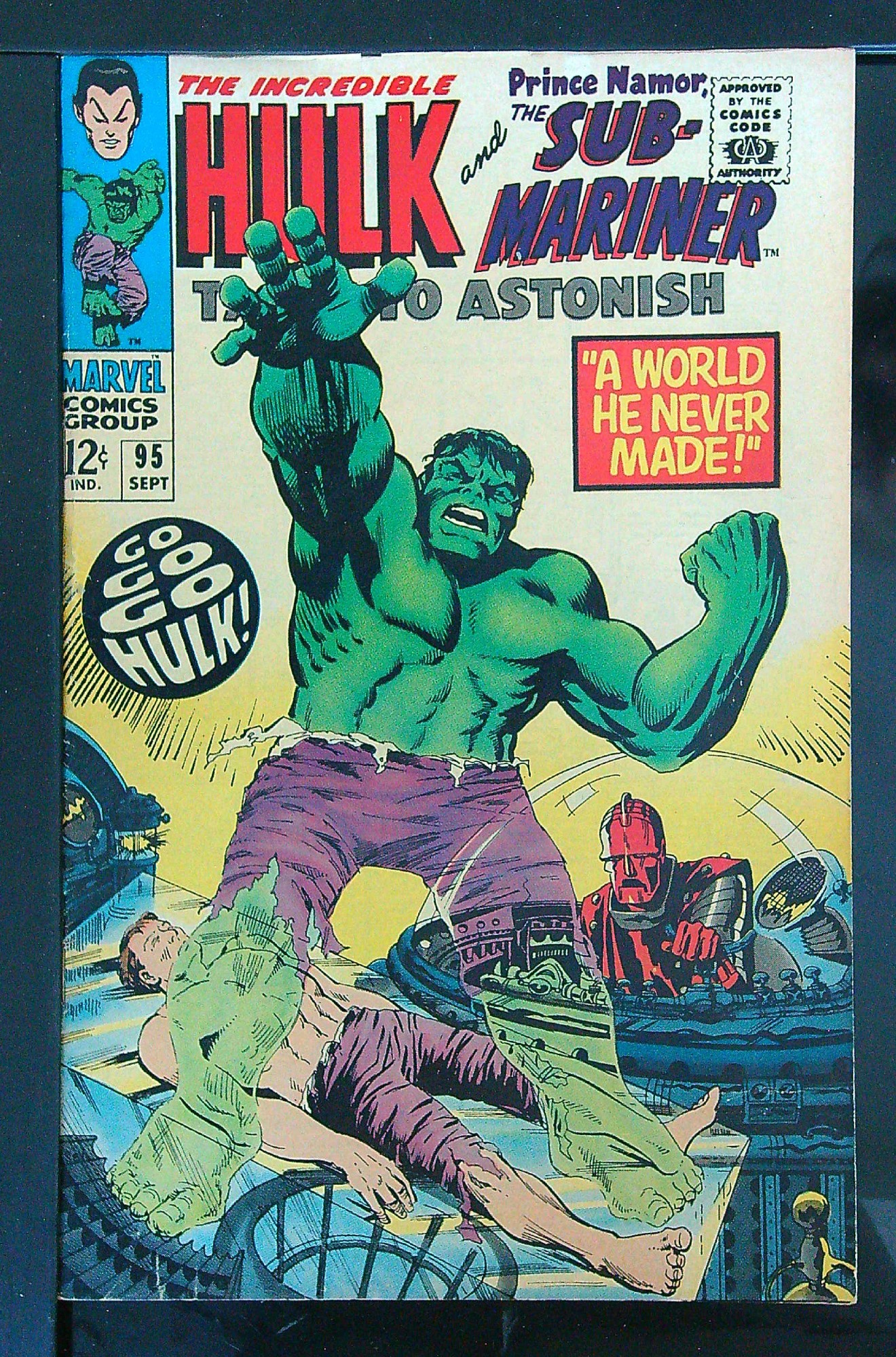 Cover of Tales to Astonish (Vol 1) #95. One of 250,000 Vintage American Comics on sale from Krypton!