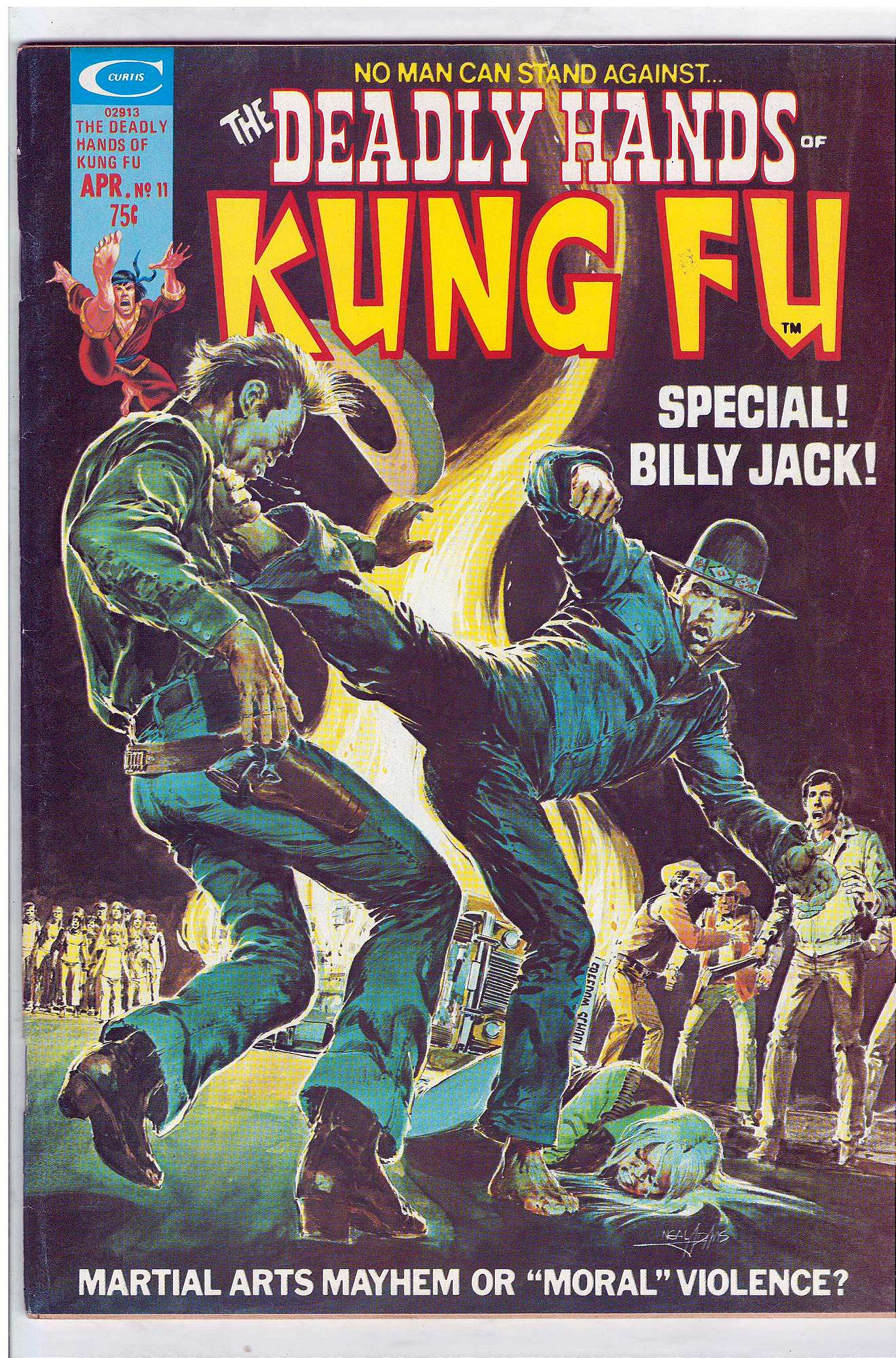 ACTUAL SCAN OF COMIC!<br> Cover of Deadly Hands of Kung Fu (Vol 1) (Magazine) #11. One of 250,000 Vintage American Comics on sale from Krypton!