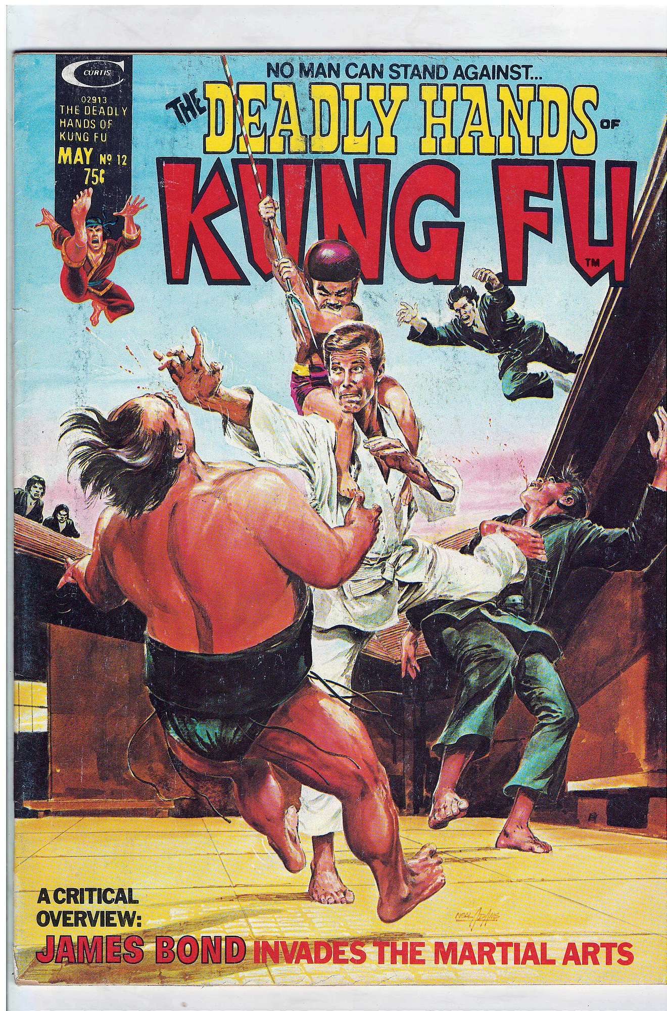 ACTUAL SCAN OF COMIC!<br> Cover of Deadly Hands of Kung Fu (Vol 1) (Magazine) #12. One of 250,000 Vintage American Comics on sale from Krypton!