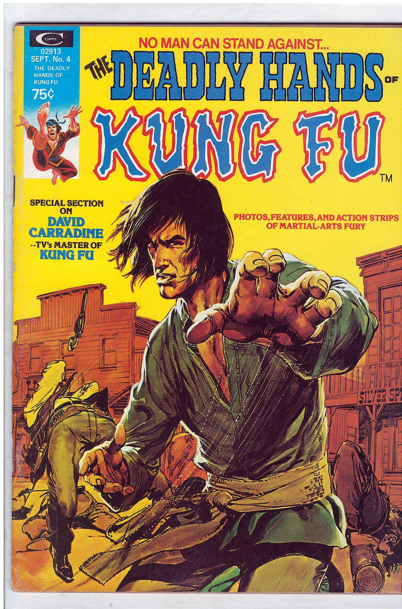 ACTUAL SCAN OF COMIC!<br> Cover of Deadly Hands of Kung Fu (Vol 1) (Magazine) #4. One of 250,000 Vintage American Comics on sale from Krypton!