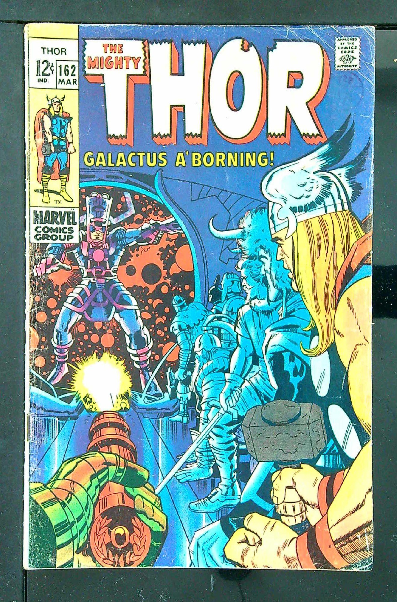 Cover of Thor (Vol 1) #162. One of 250,000 Vintage American Comics on sale from Krypton!