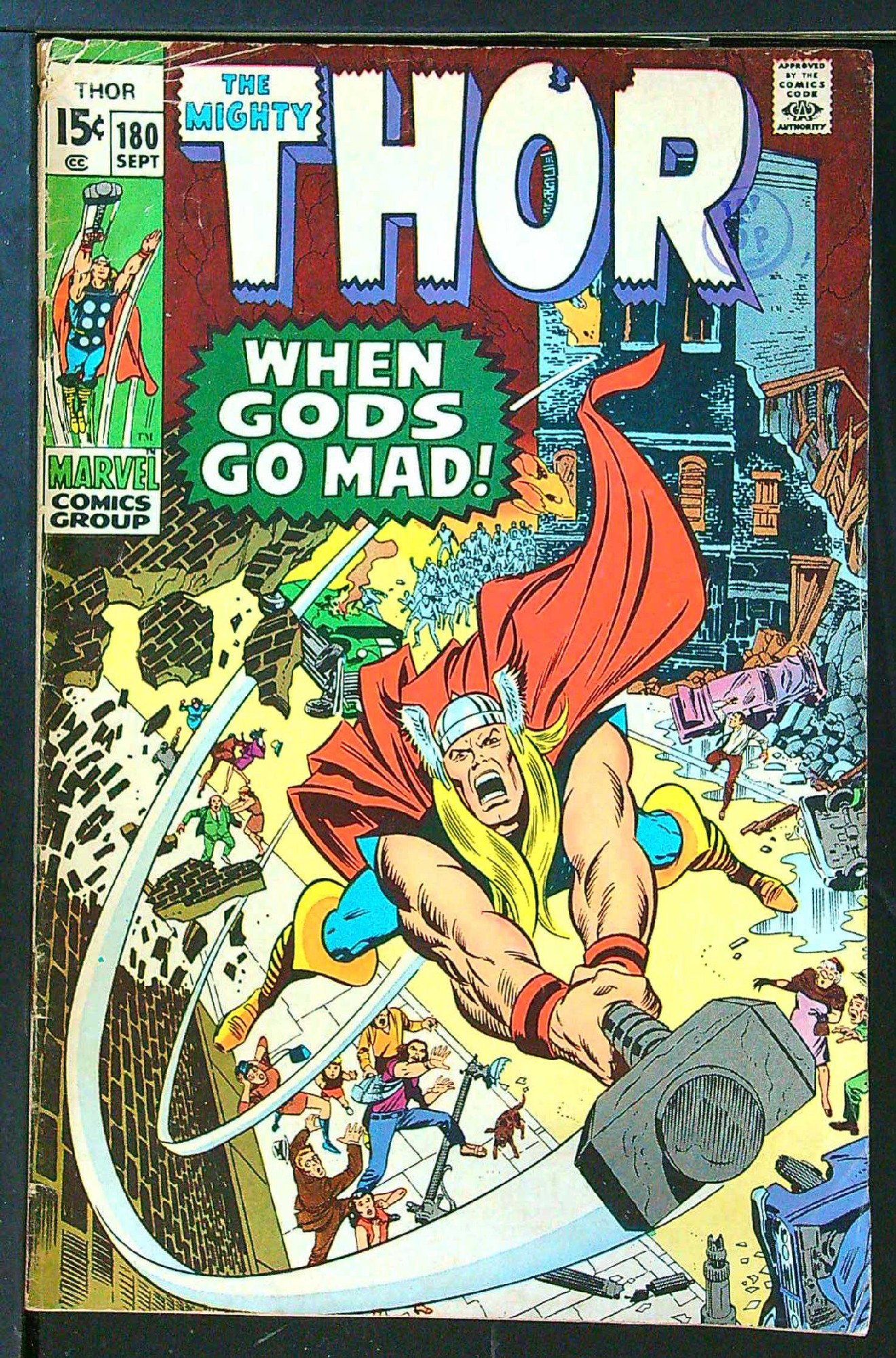Cover of Thor (Vol 1) #180. One of 250,000 Vintage American Comics on sale from Krypton!