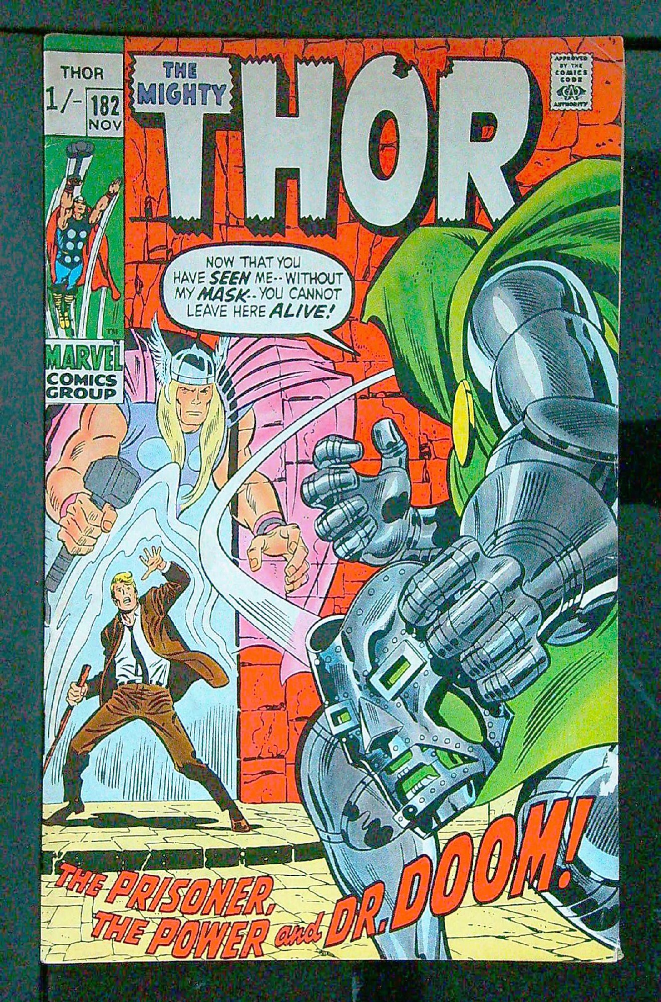 Cover of Thor (Vol 1) #182. One of 250,000 Vintage American Comics on sale from Krypton!