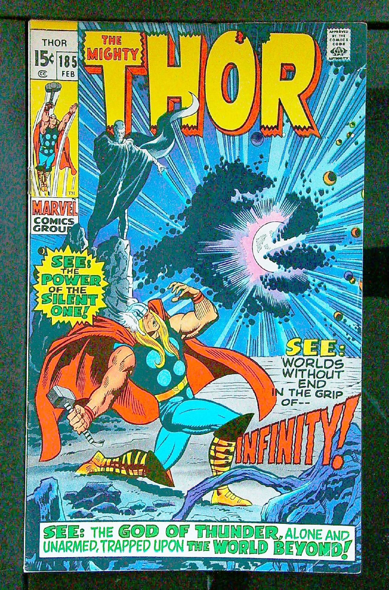 Cover of Thor (Vol 1) #185. One of 250,000 Vintage American Comics on sale from Krypton!