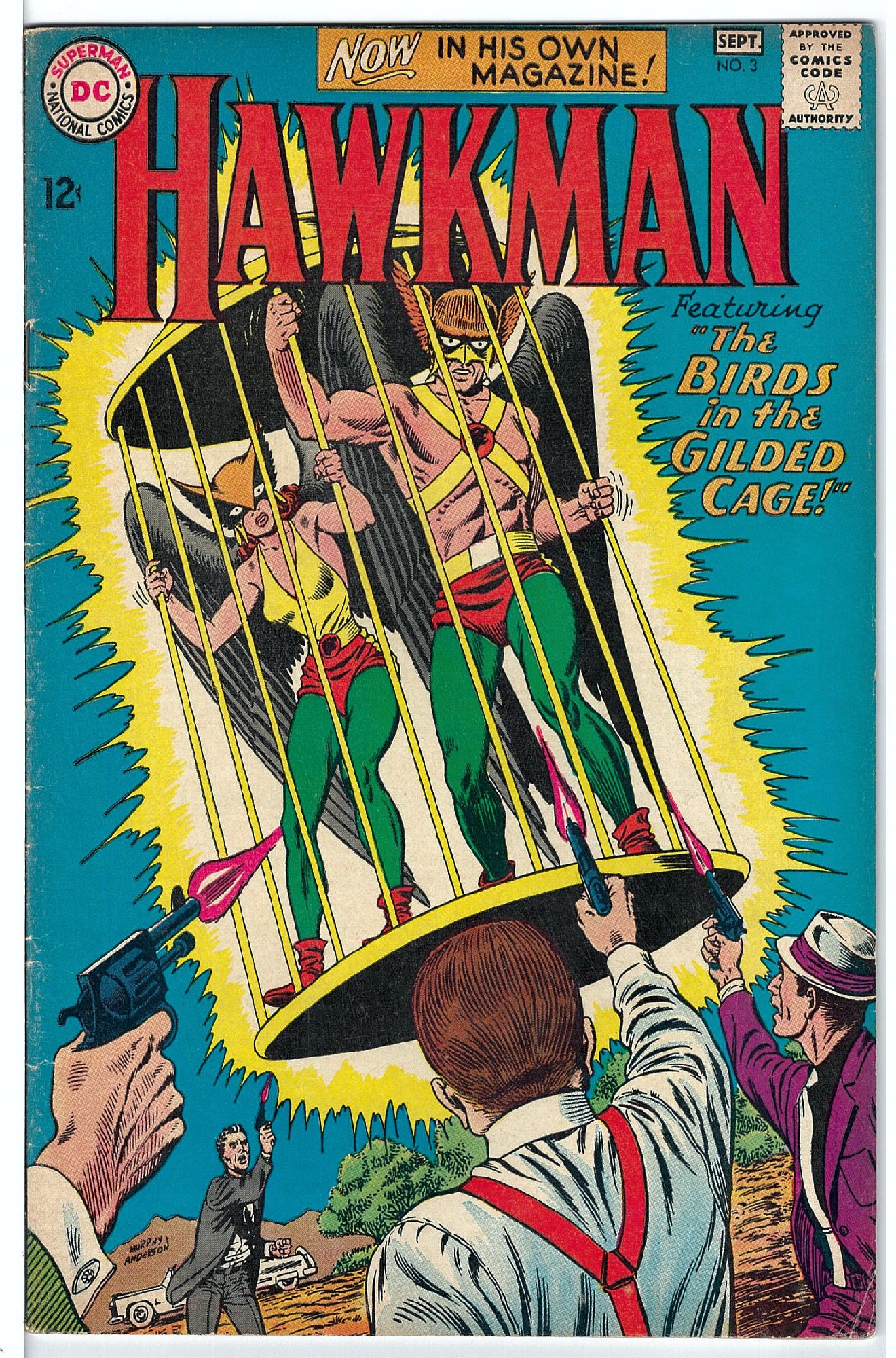 Cover of Hawkman (Vol 1) #3. One of 250,000 Vintage American Comics on sale from Krypton!
