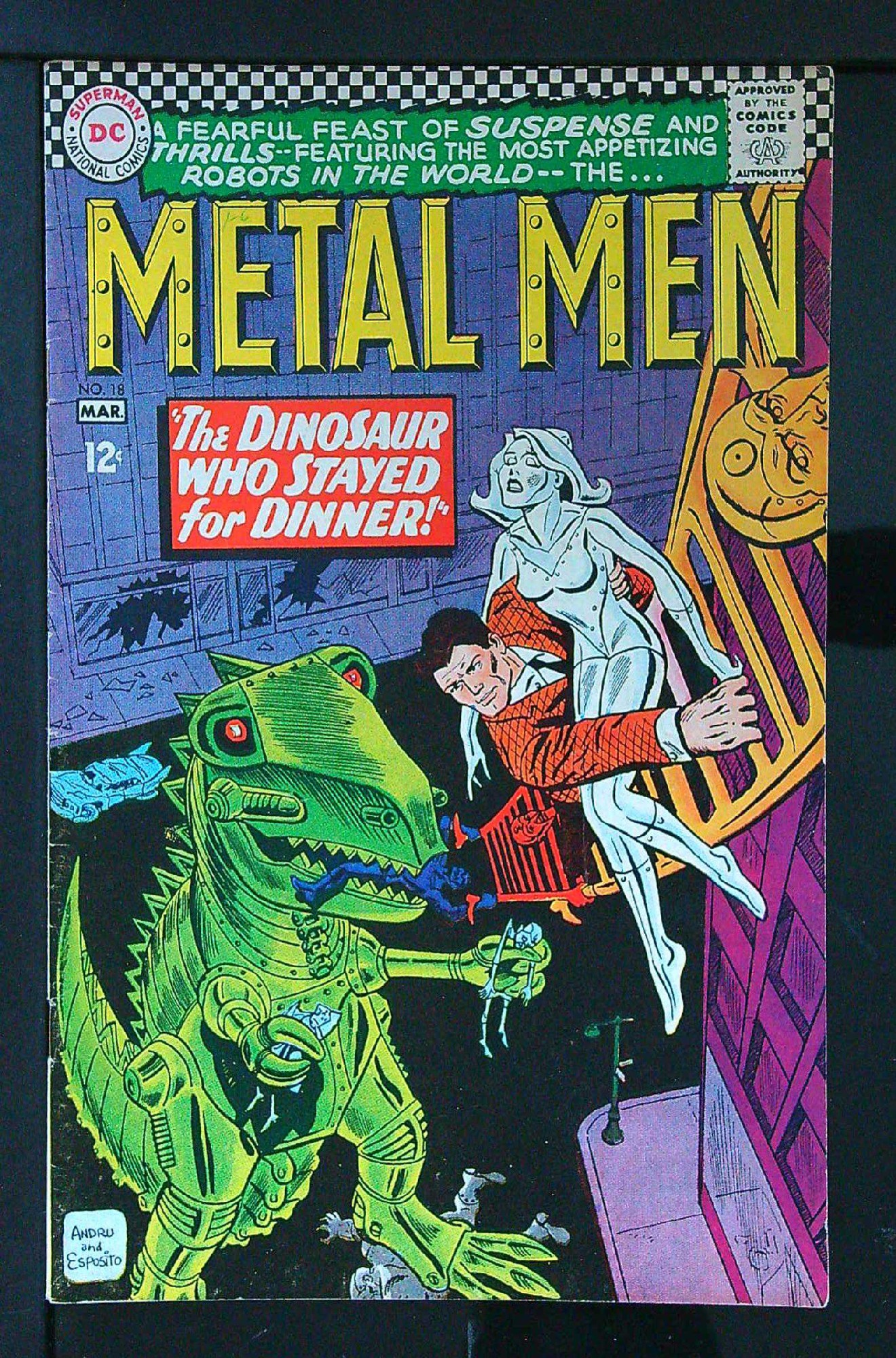 Cover of Metal Men (Vol 1) #18. One of 250,000 Vintage American Comics on sale from Krypton!