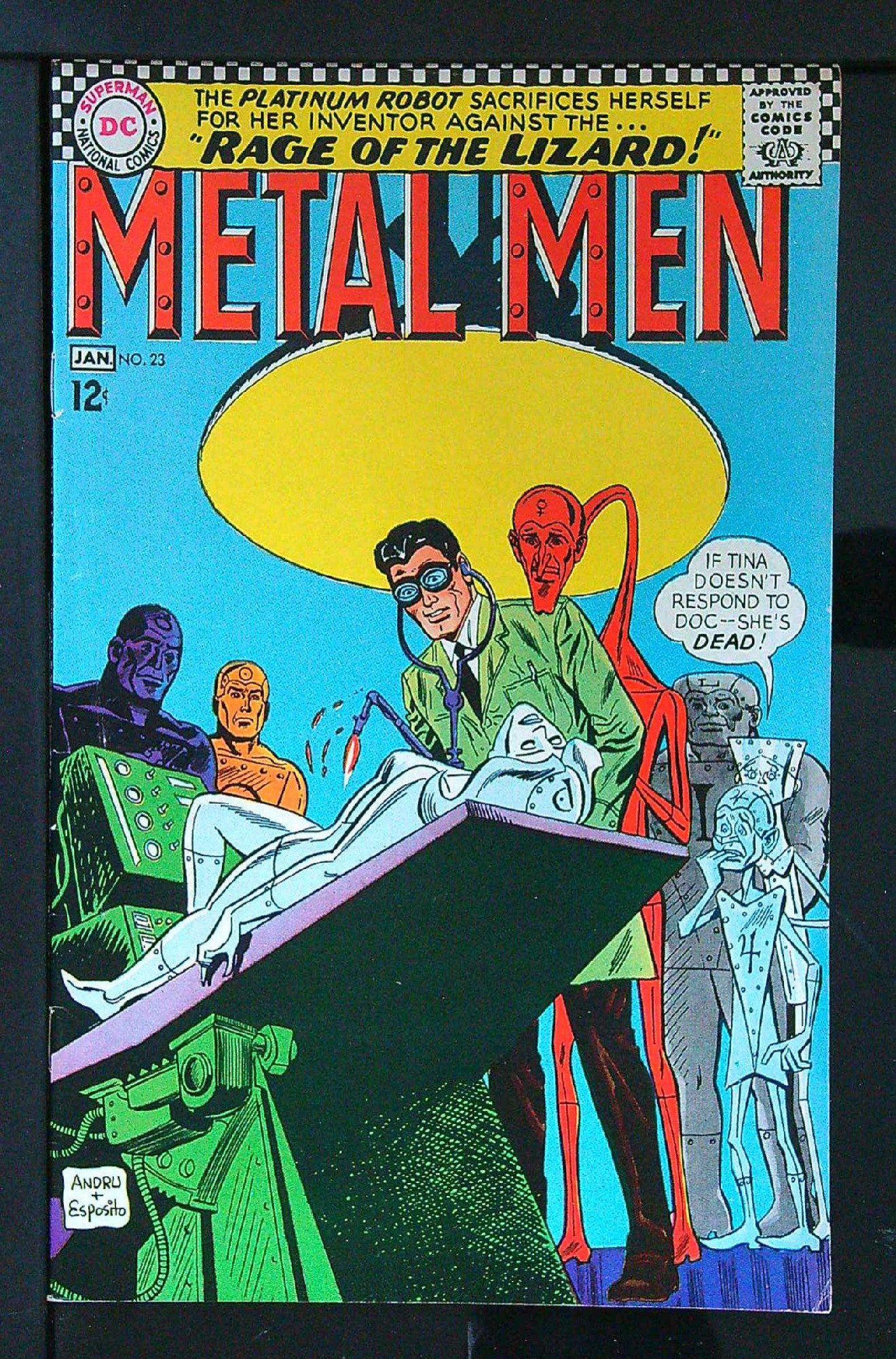 Cover of Metal Men (Vol 1) #23. One of 250,000 Vintage American Comics on sale from Krypton!