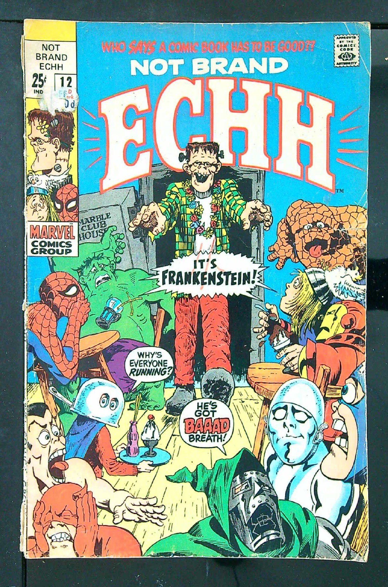 Cover of Not Brand Echh (Vol 1) #12. One of 250,000 Vintage American Comics on sale from Krypton!