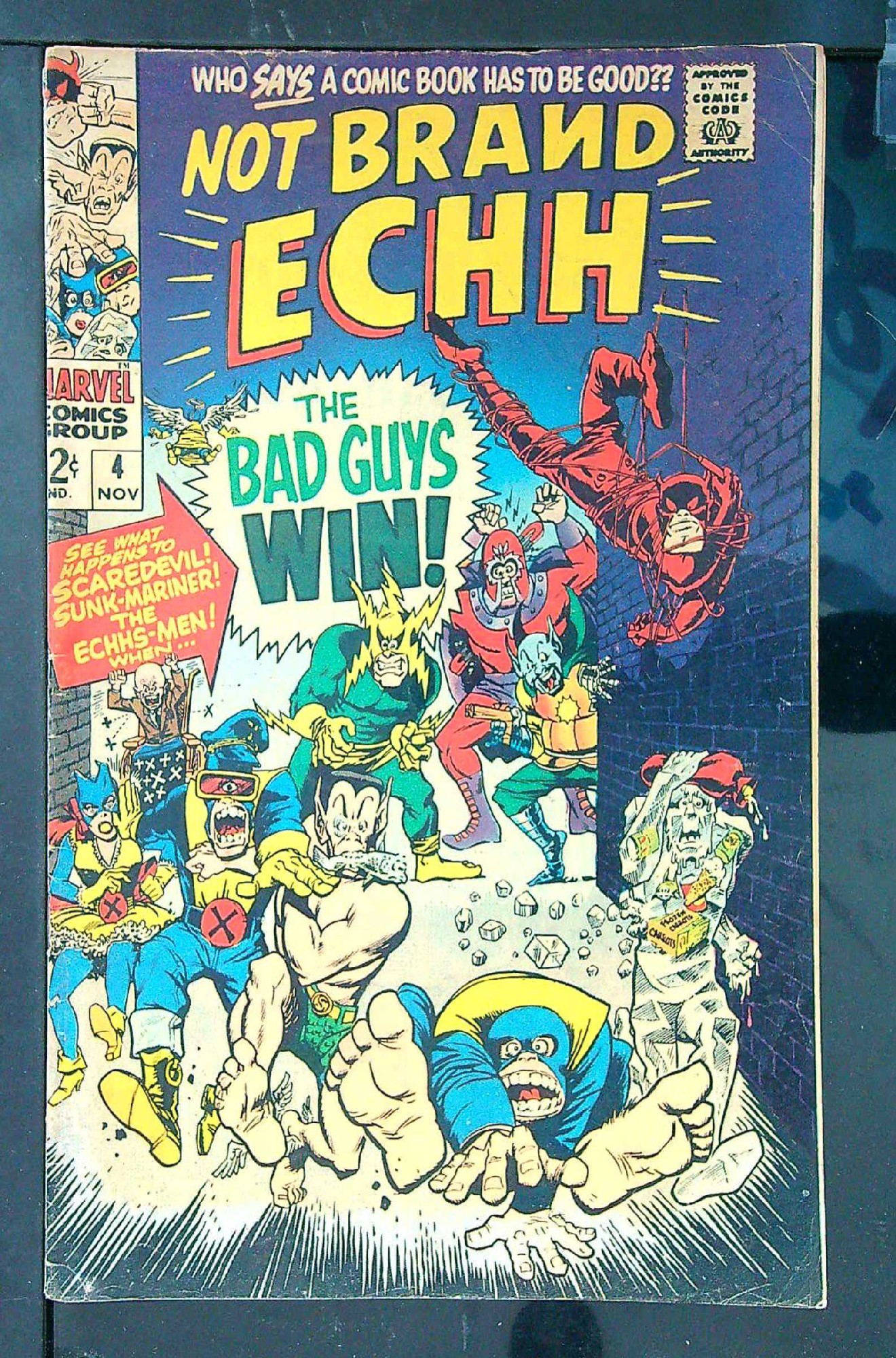 Cover of Not Brand Echh (Vol 1) #4. One of 250,000 Vintage American Comics on sale from Krypton!
