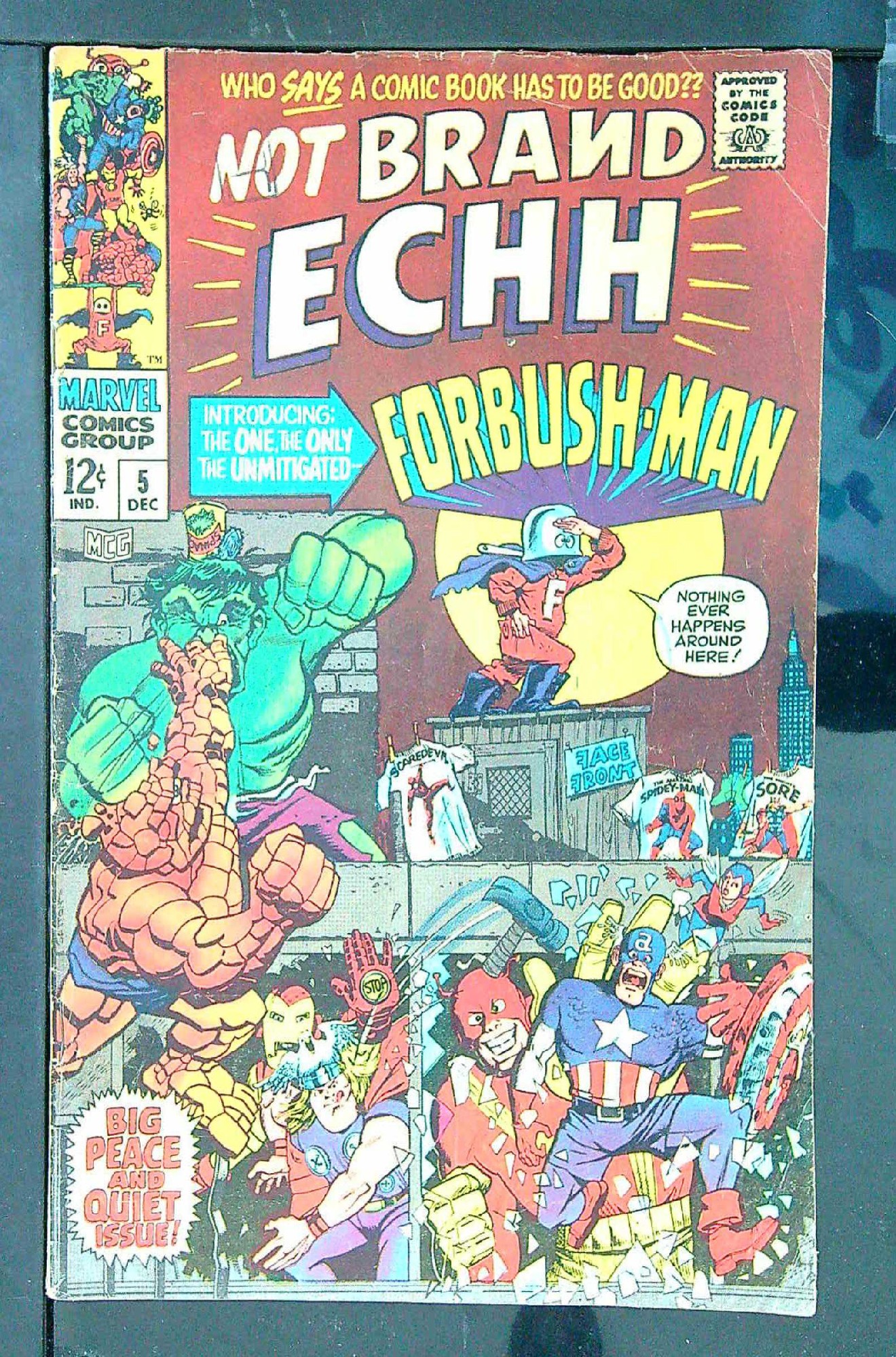 Cover of Not Brand Echh (Vol 1) #5. One of 250,000 Vintage American Comics on sale from Krypton!