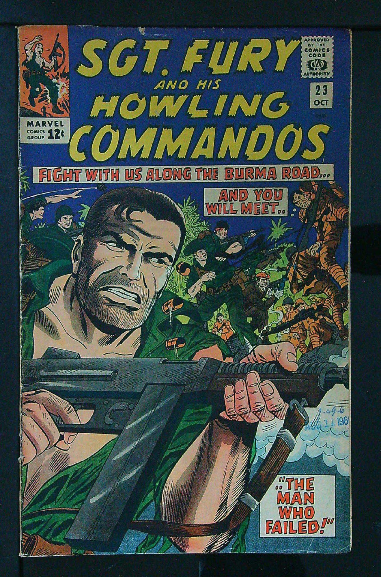 Cover of Sgt. Fury & His Howling Commandos #23. One of 250,000 Vintage American Comics on sale from Krypton!