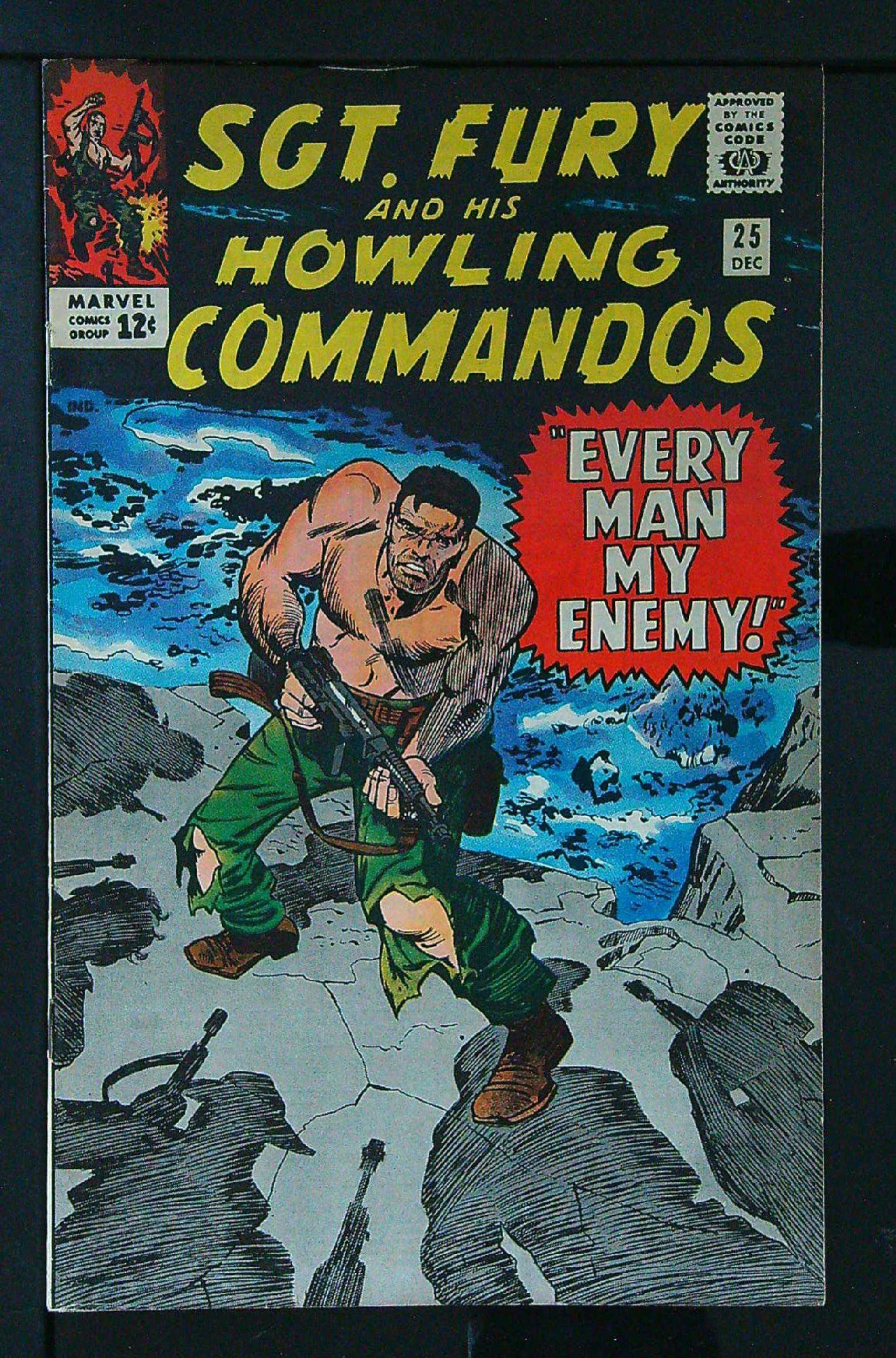 Cover of Sgt. Fury & His Howling Commandos #25. One of 250,000 Vintage American Comics on sale from Krypton!