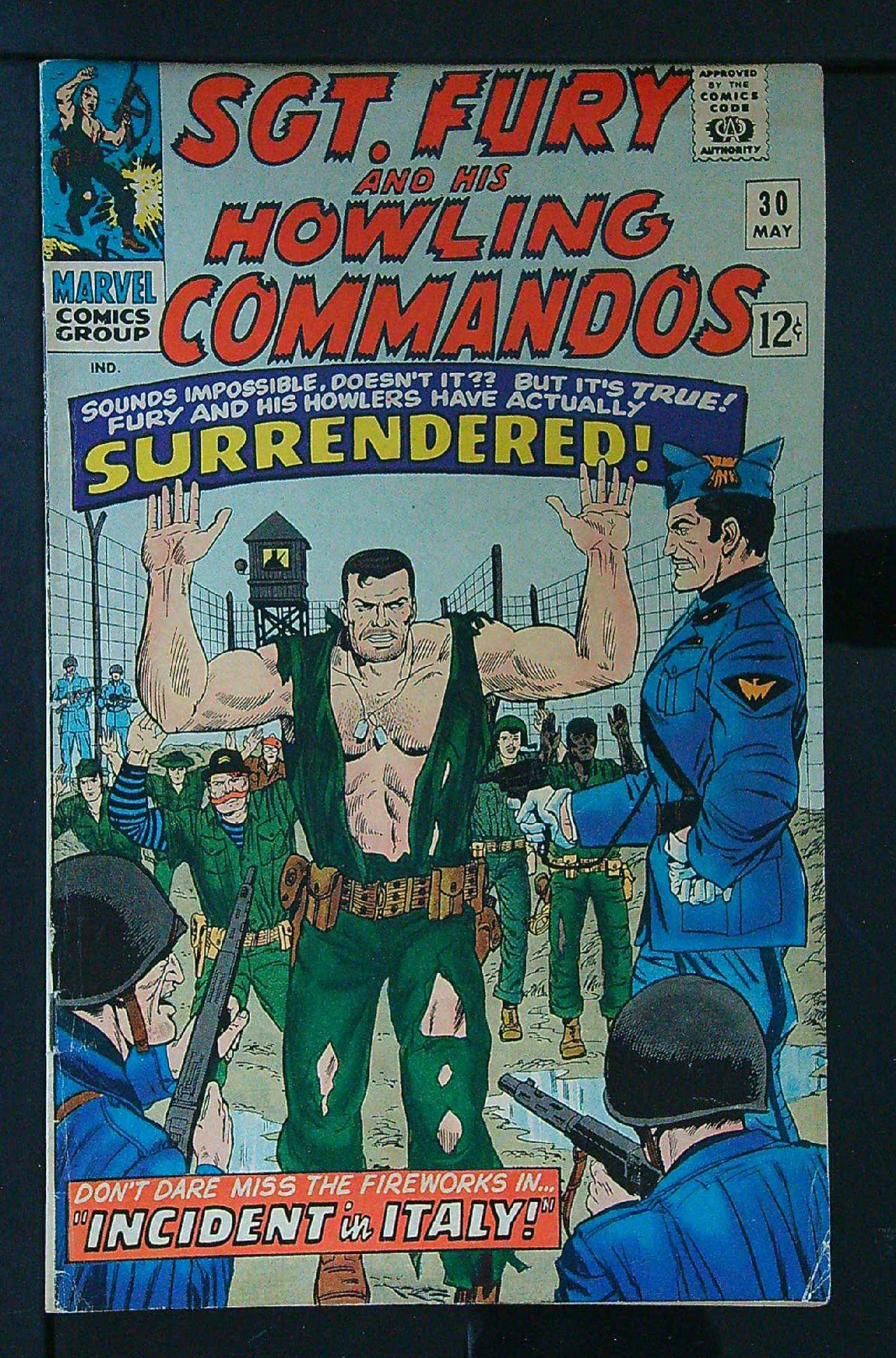 Cover of Sgt. Fury & His Howling Commandos #30. One of 250,000 Vintage American Comics on sale from Krypton!